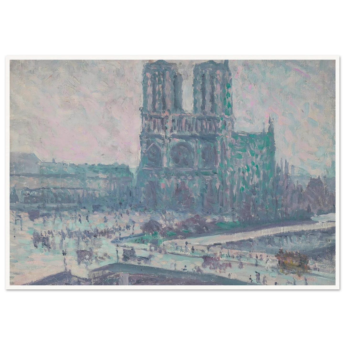 Notre Dame de Paris (1899) Art Print | Maximilien Luce-Quipham Collections