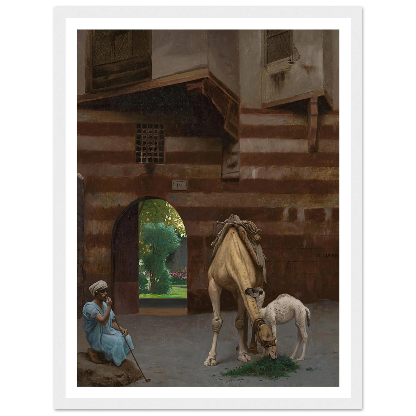 The Camel Driver Art Print | Jean Leon Gerome-Quipham Collections
