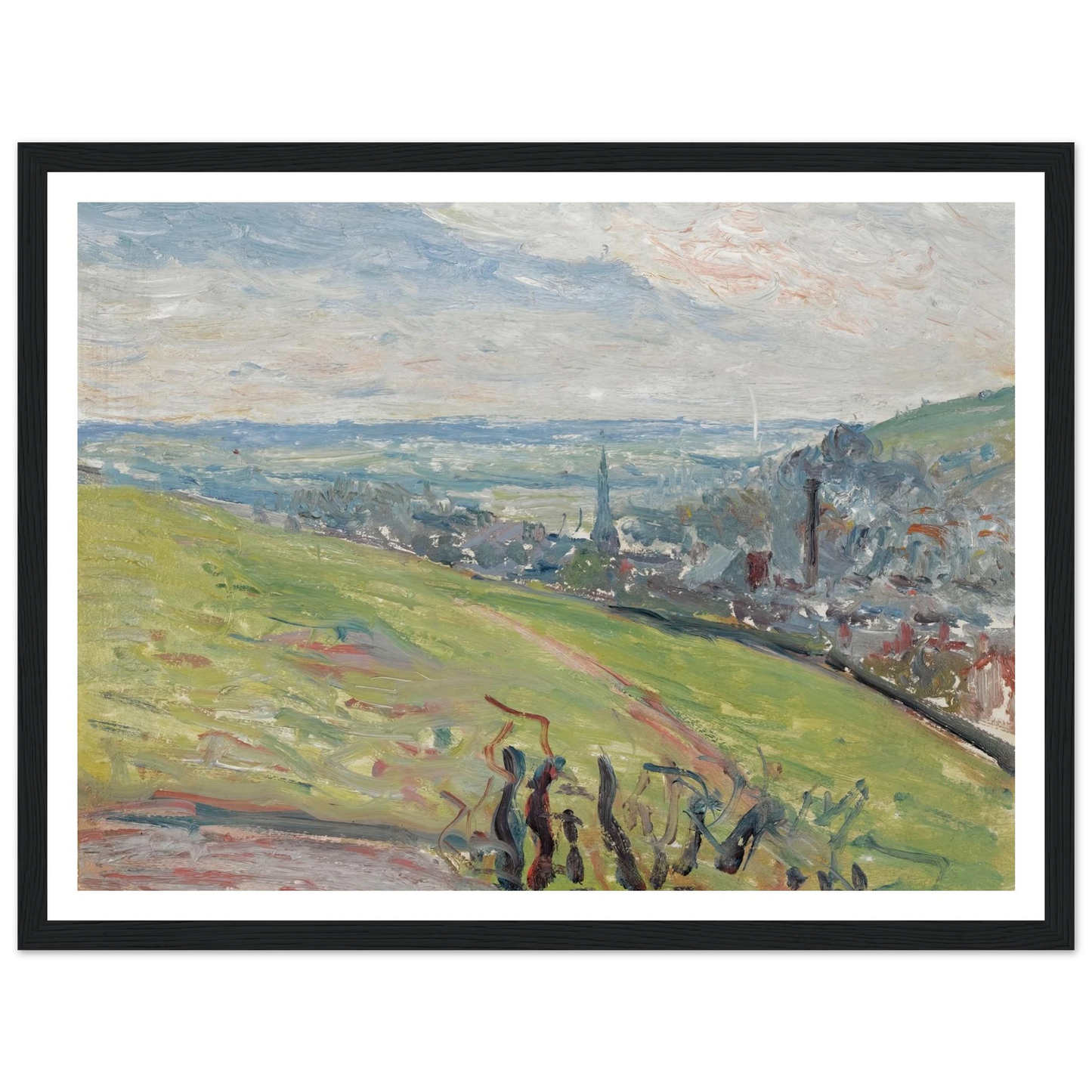 Environs De Rouen (1883) Art Print | Camille Pissarro-Quipham Collections
