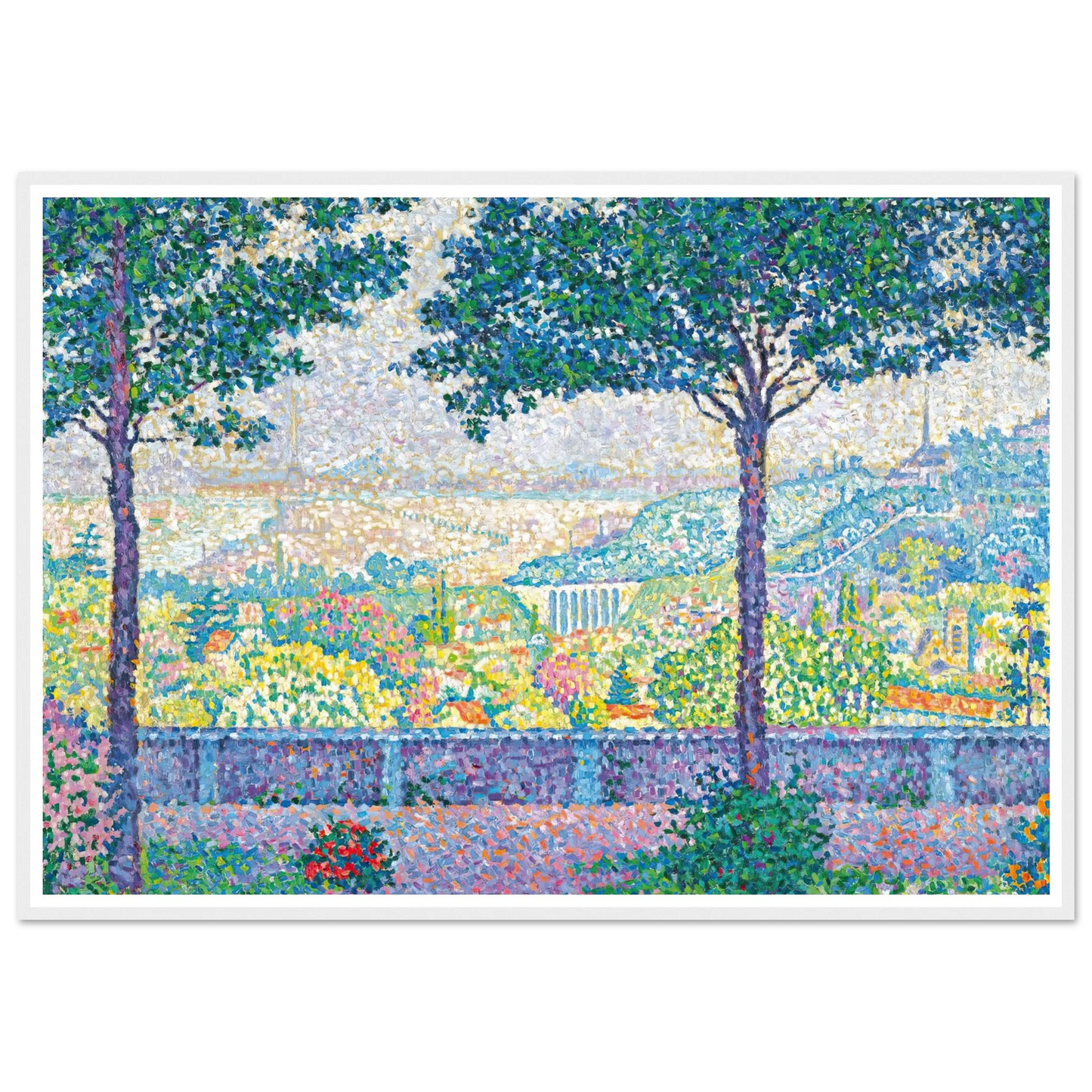 Terrasse De Meudon (1899) Art Print | Paul Signac-Quipham Collections