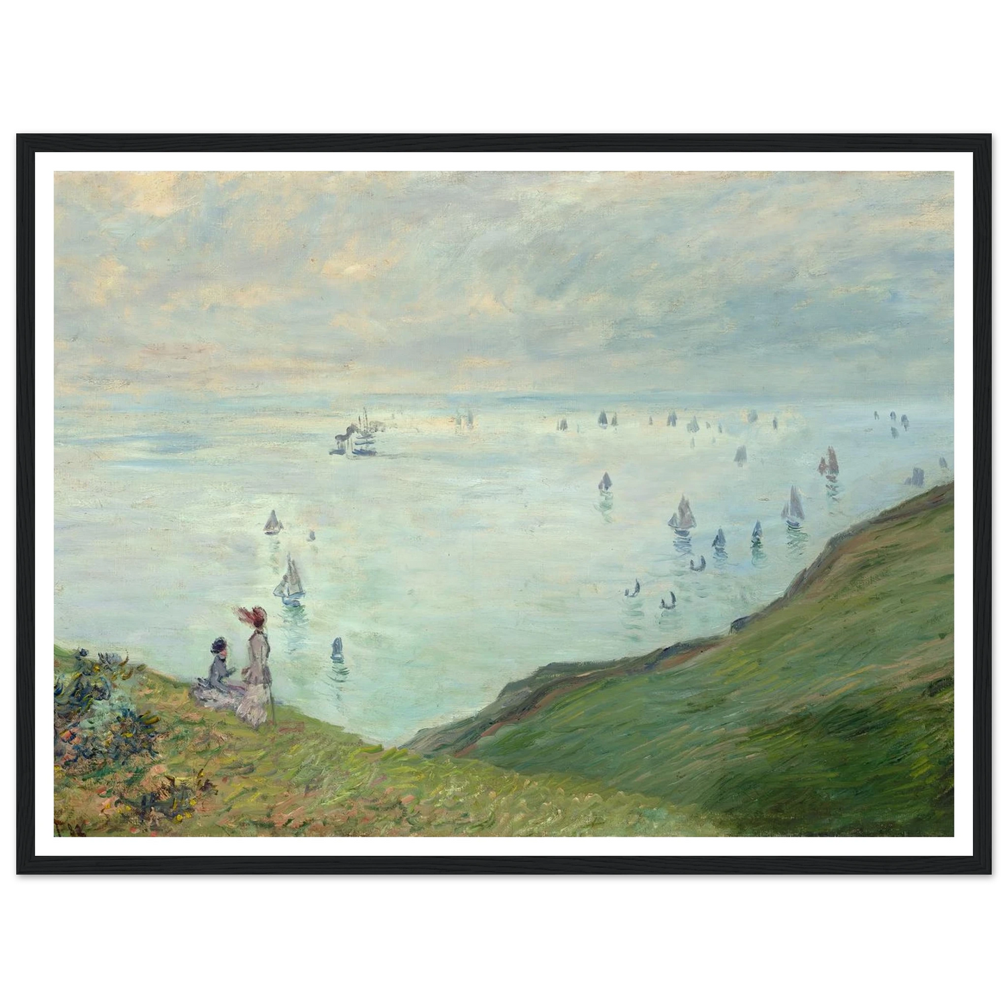 Cliffs at Pourville (1882) Art Print | Claude Monet-Quipham Collections