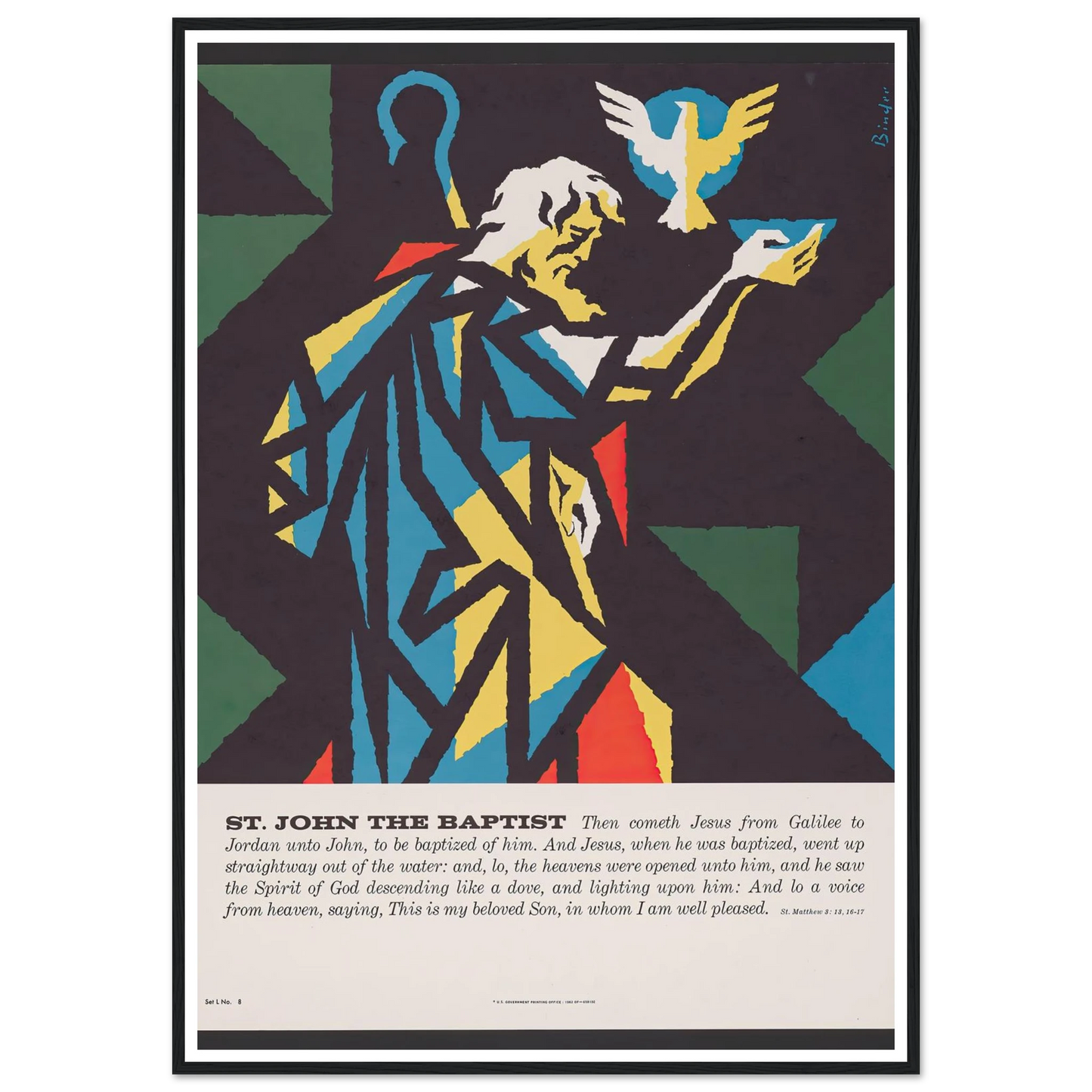 St. John The Baptist (1962) Art Print | Joseph Binder-Quipham Collections