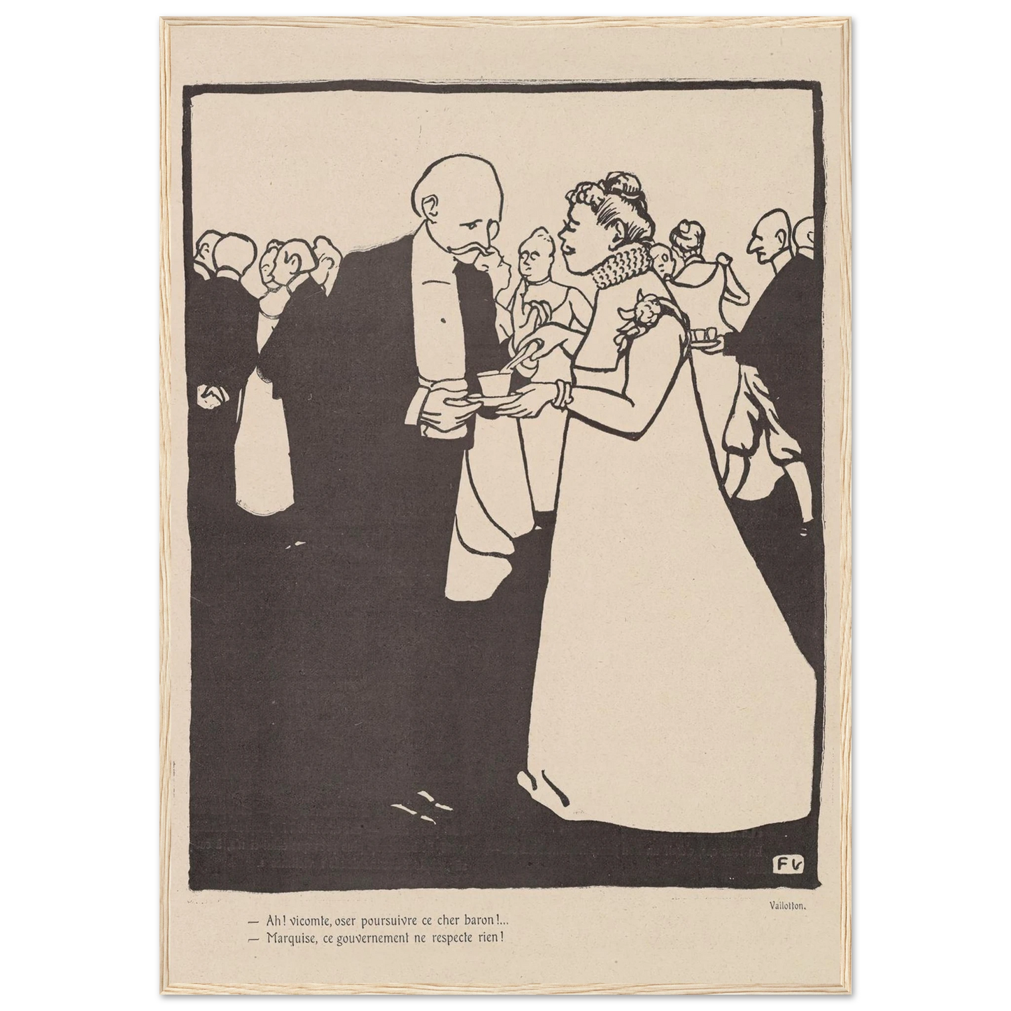 1er août 1903. Art Print | Felix Vallotton-Quipham Collections