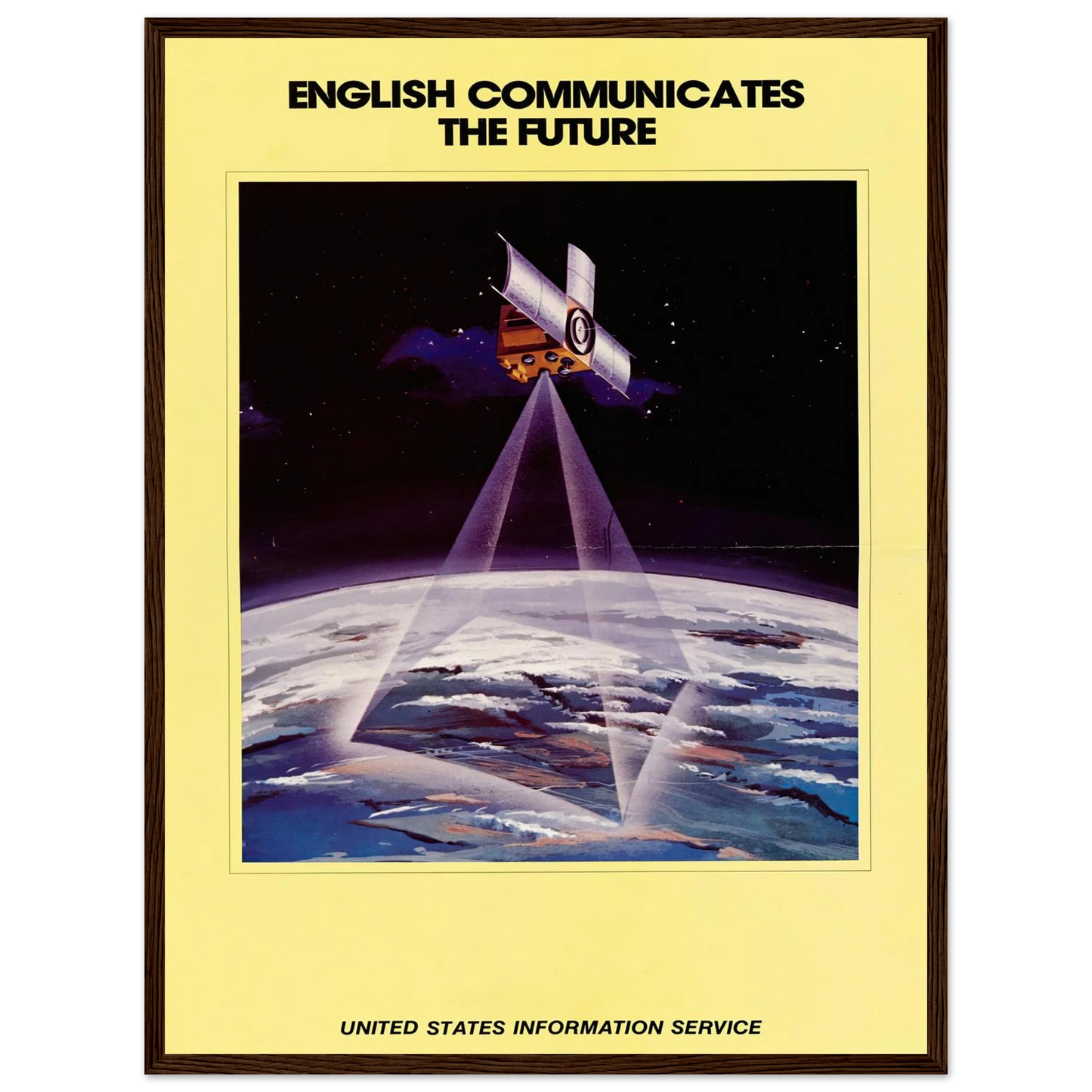 English Communicates the Future. United States Information Service 2 Art Print | US Information Agency-Quipham Collections