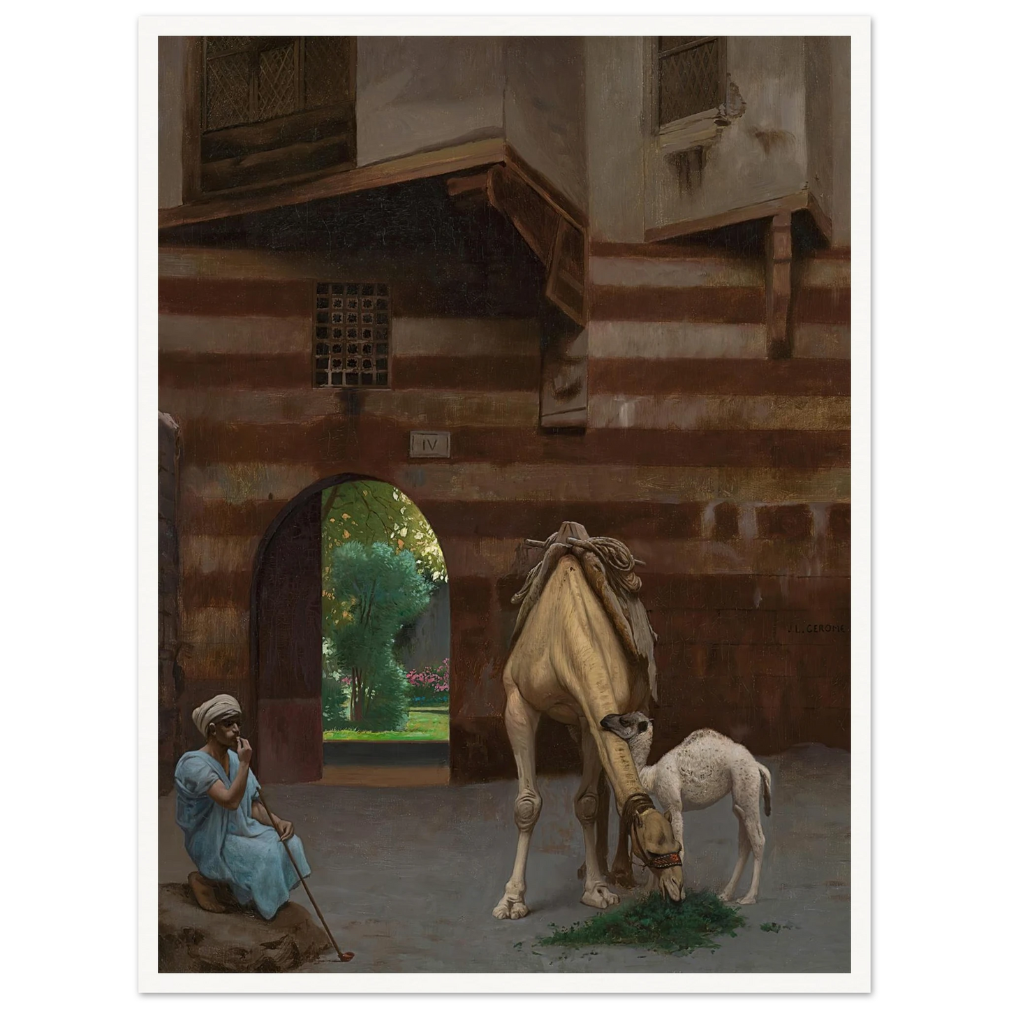 The Camel Driver Art Print | Jean Leon Gerome-Quipham Collections