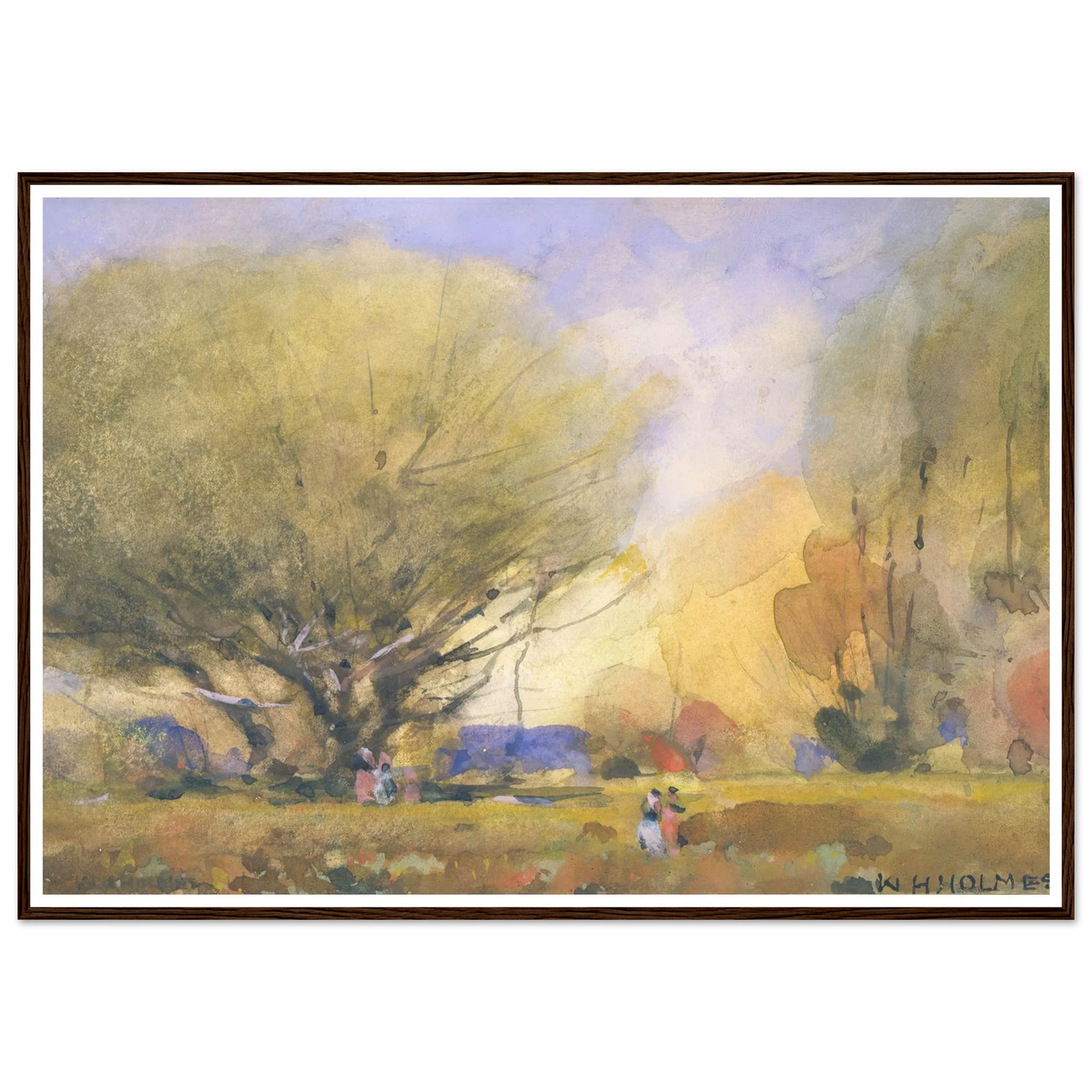 Summer Scene (ca. 1920) Art Print | William Henry Holmes-Quipham Collections