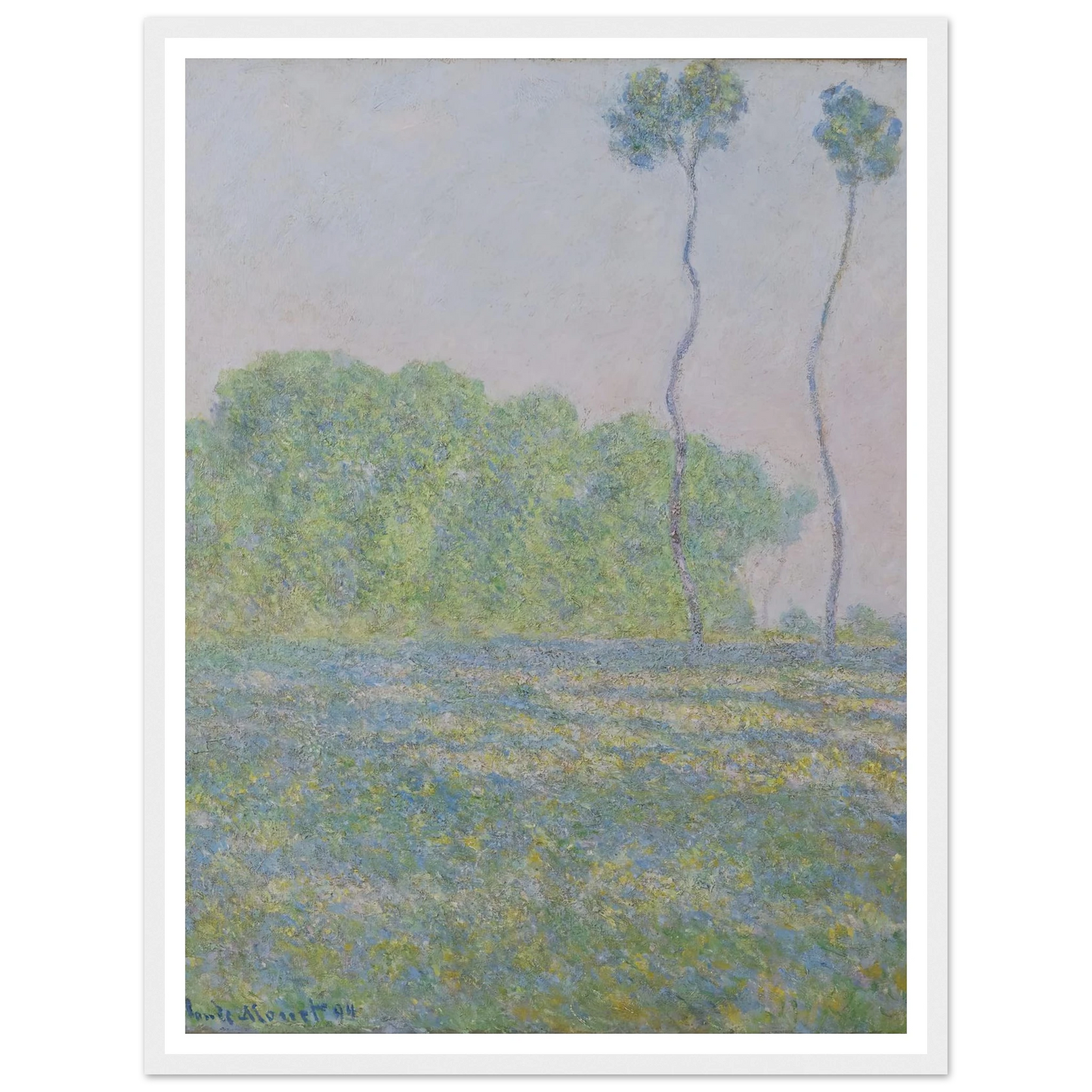 Meadow at Giverny (1894) Art Print | Claude Monet-Quipham Collections