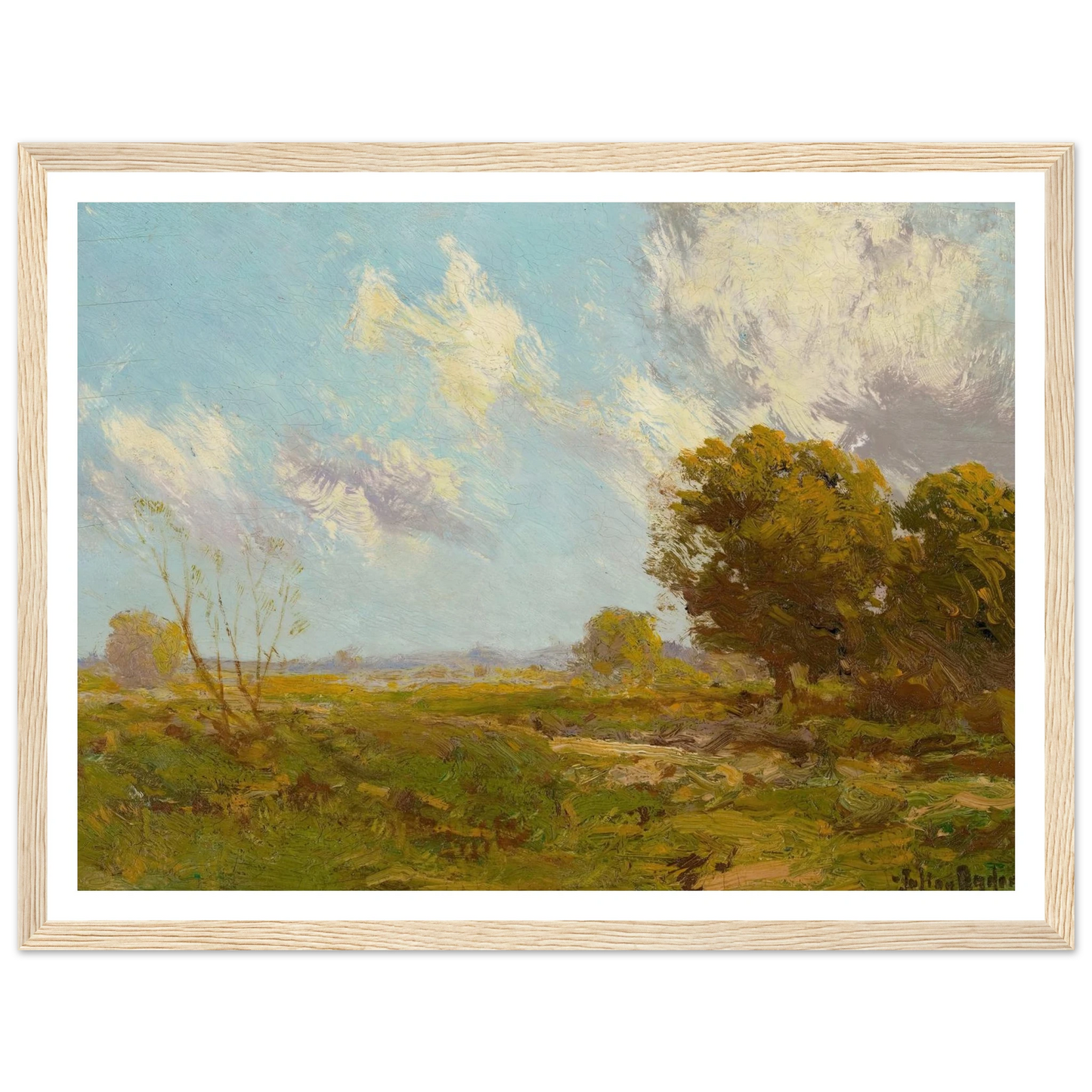 Late Afternoon (1909) Art Print | Julian Onderdonk-Quipham Collections
