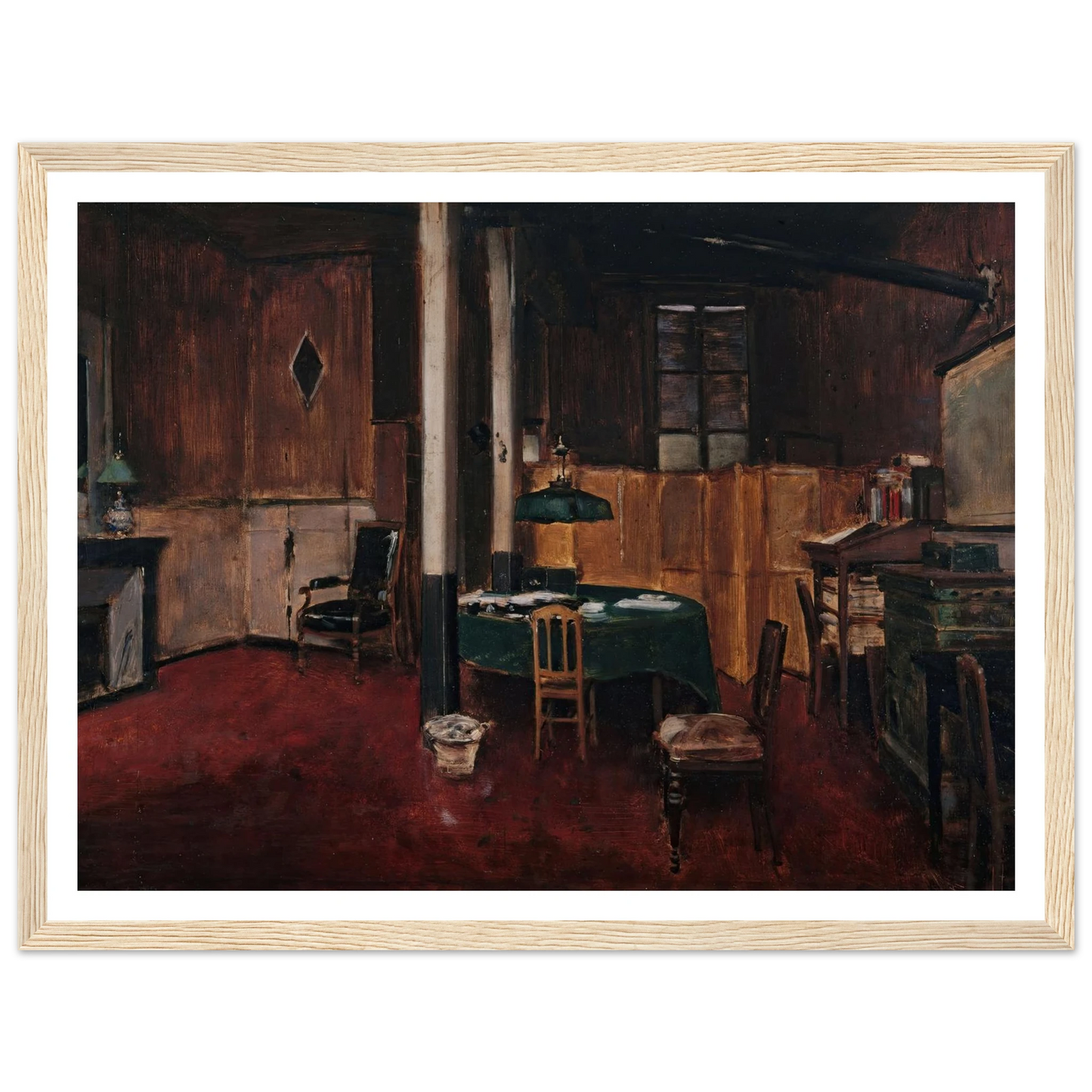La salle de rédaction du Journal des débats (1889) Art Print | Jean Beraud-Quipham Collections