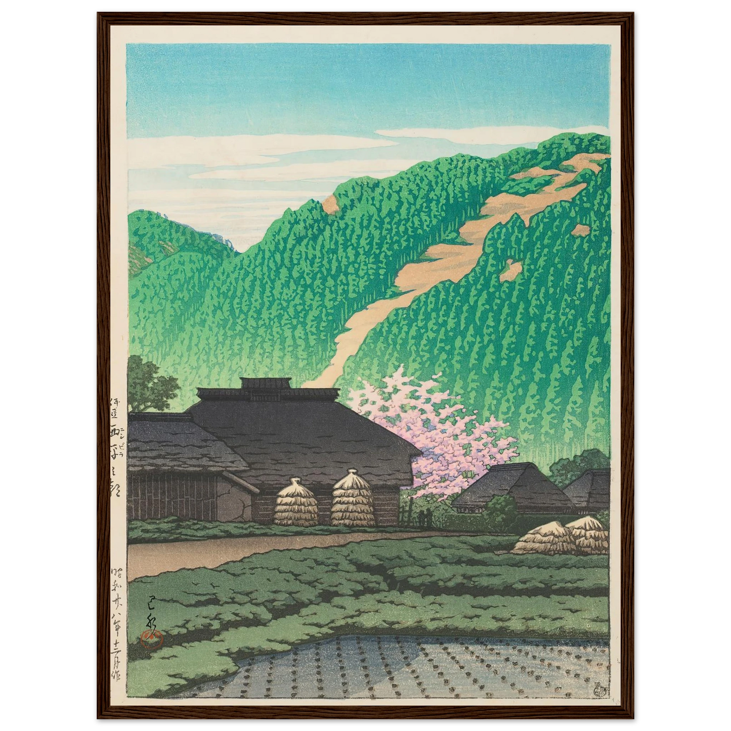 Izu Nishibira no asa (Morning in Nishibira, Izu) (1953) Art Print | Kawase Hasui-Quipham Collections