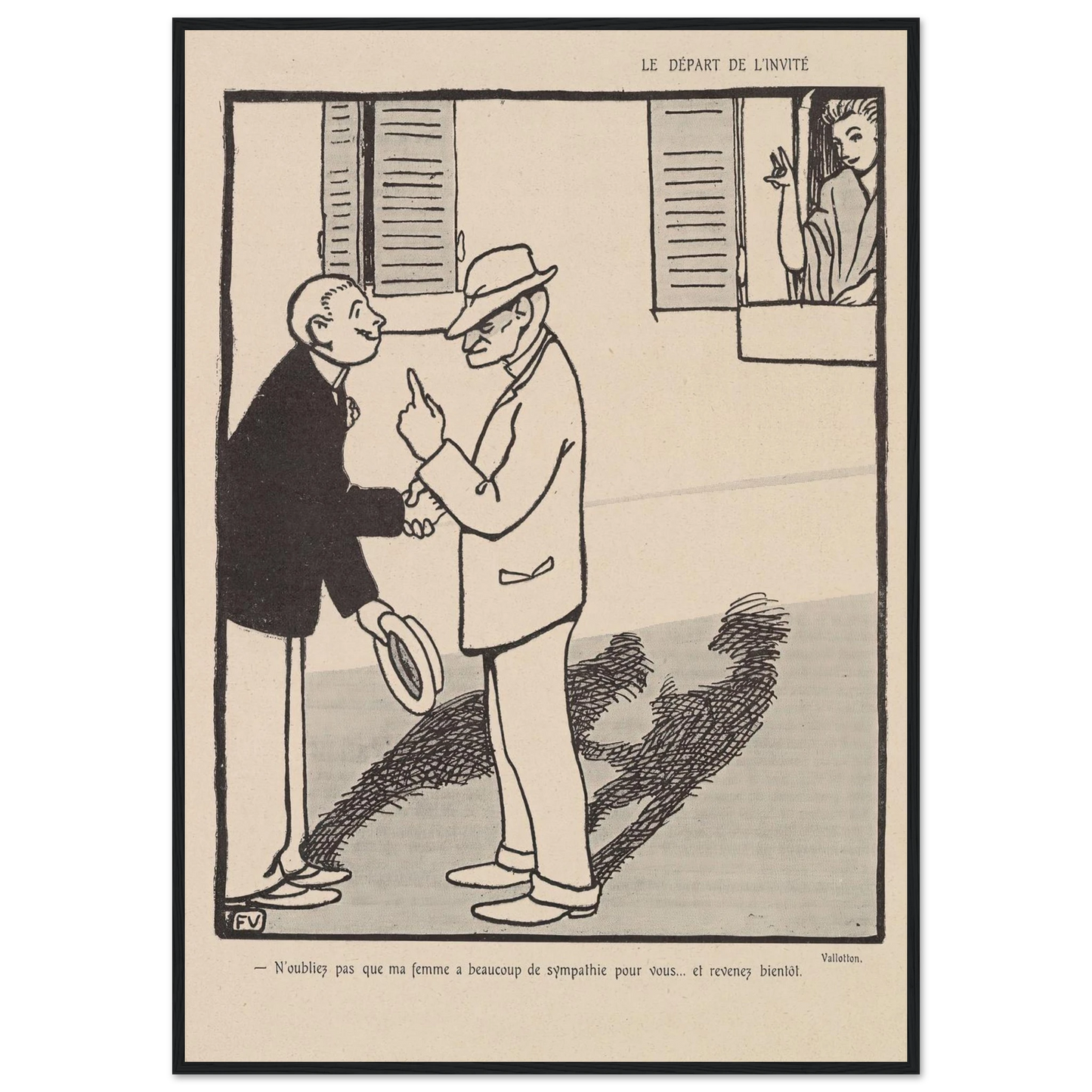 22 août 1903 Art Print | Felix Vallotton-Quipham Collections