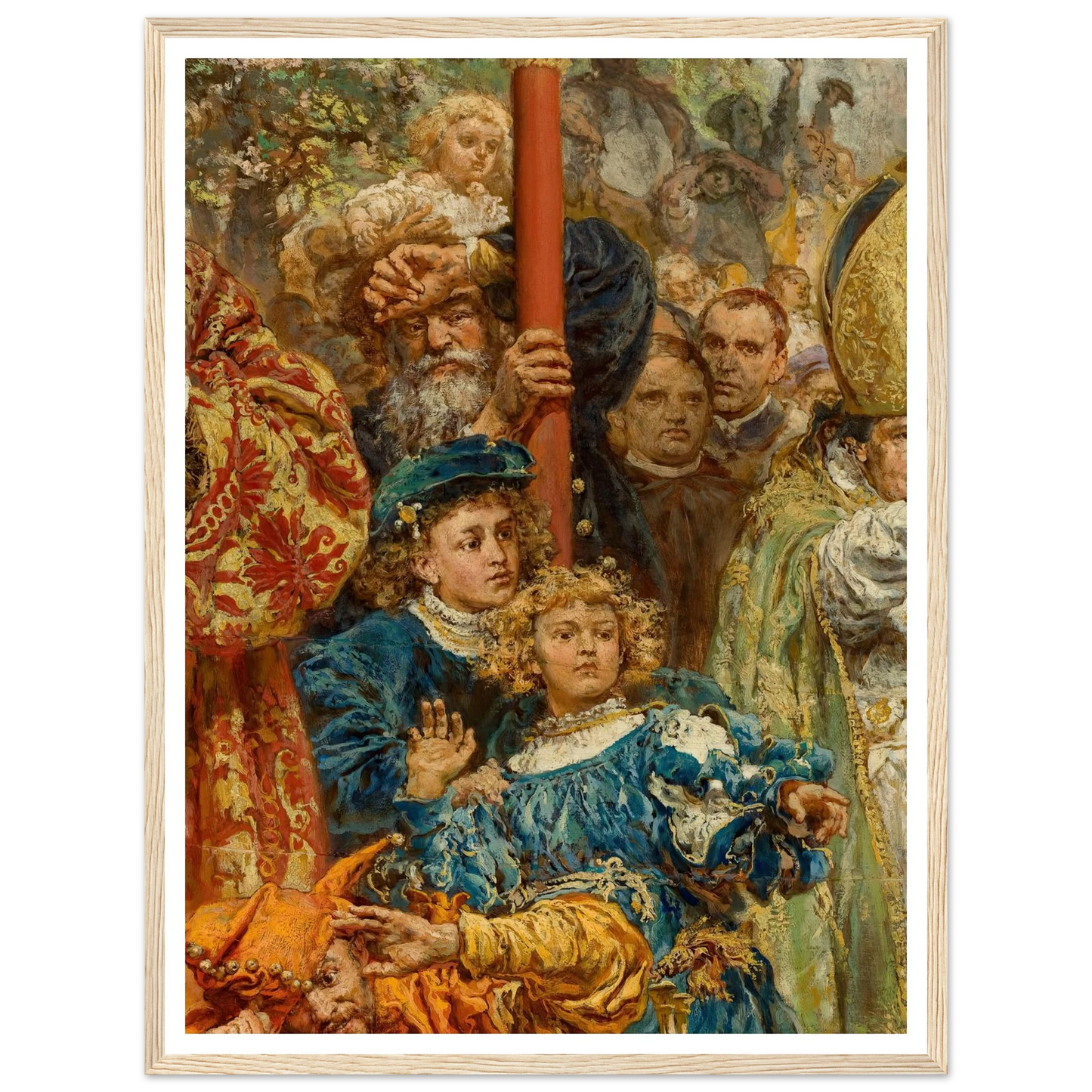 Hanging of the Sigismund bell at the Cathedral Tower in 1521 in Kraków (1874) Art Print | Jan Matejko-Quipham Collections