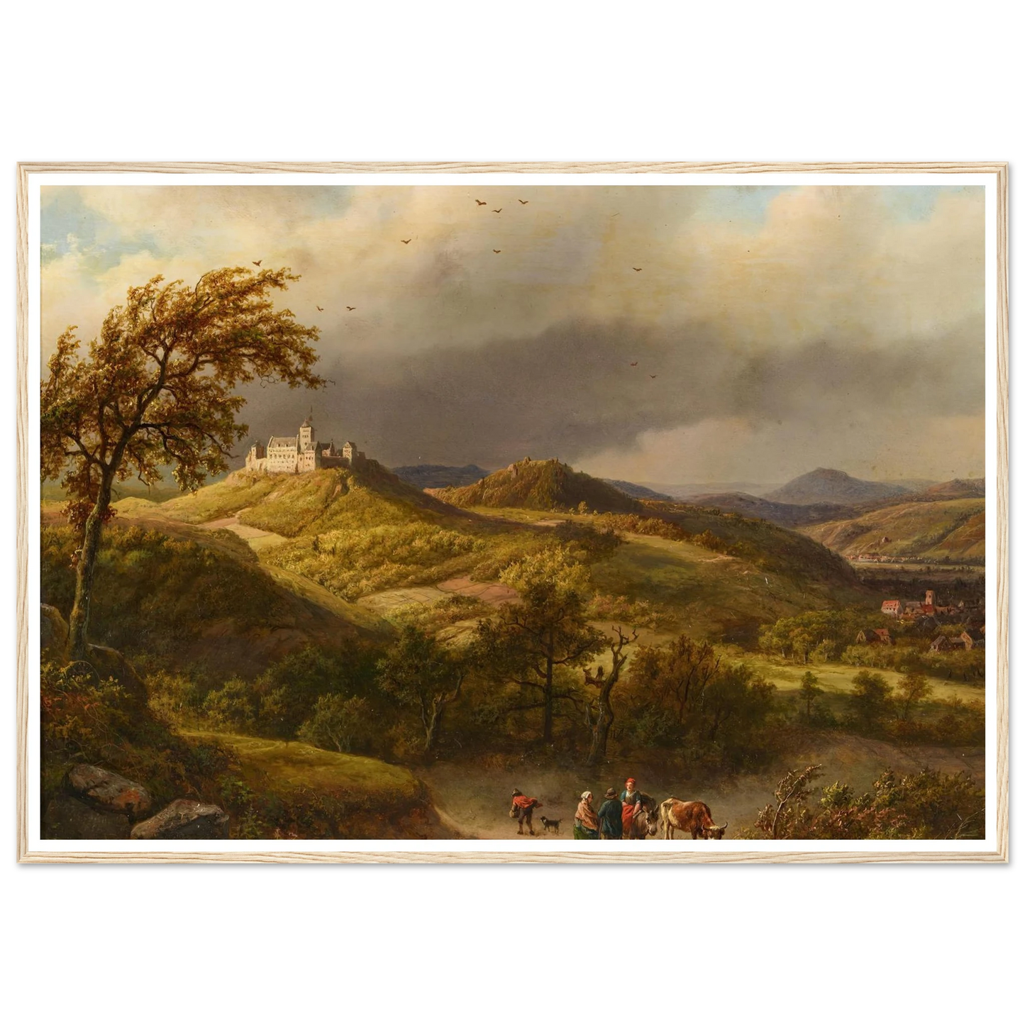 Die Wartburg bei Eisenach (1858) Art Print | Barend Cornelis Koekkoek-Quipham Collections