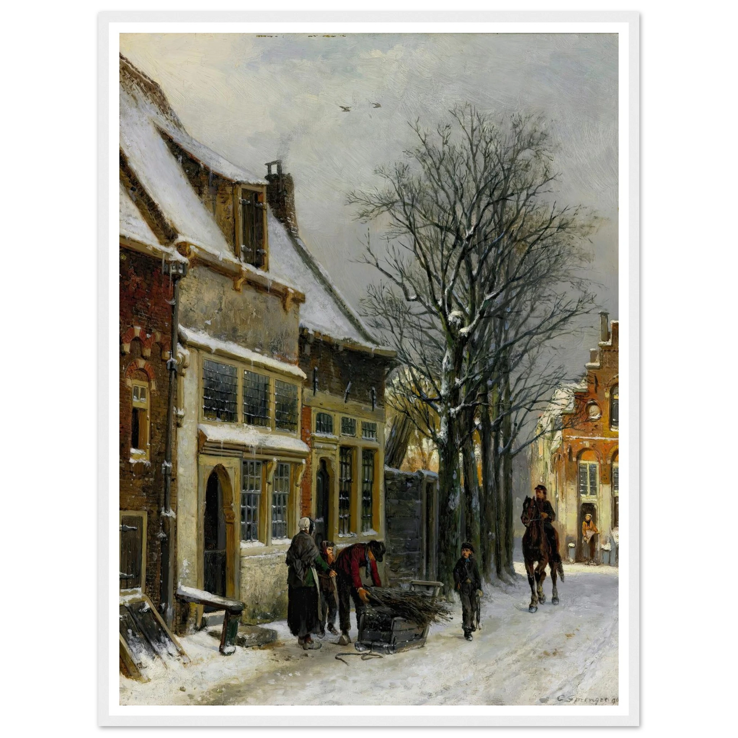 A View Of Haarlem (1890) Art Print | Cornelis Springer-Quipham Collections