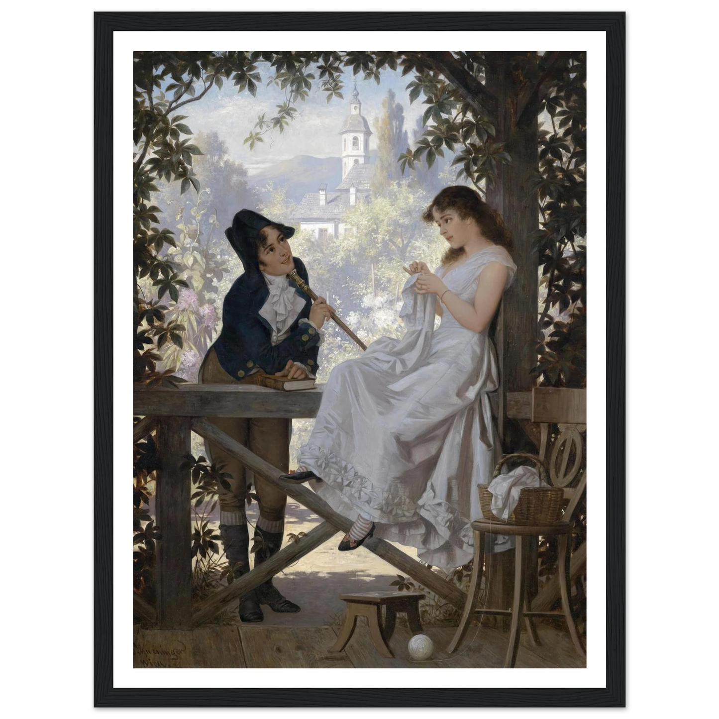 Das Stelldichein Art Print | Carl Schweninger Jr-Quipham Collections