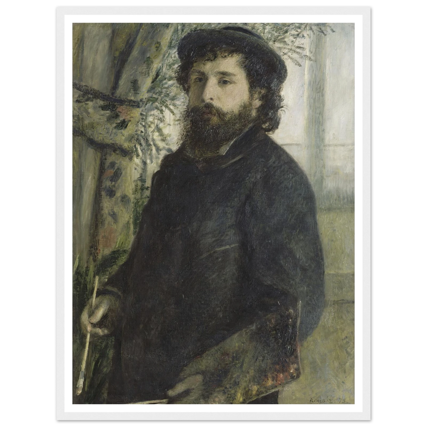 Claude Monet (1875) Art Print | Pierre Auguste Renoir-Quipham Collections
