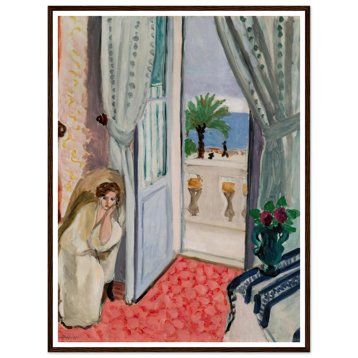 Interior at Nice (1919) Art Print | Henri Matisse-Quipham Collections