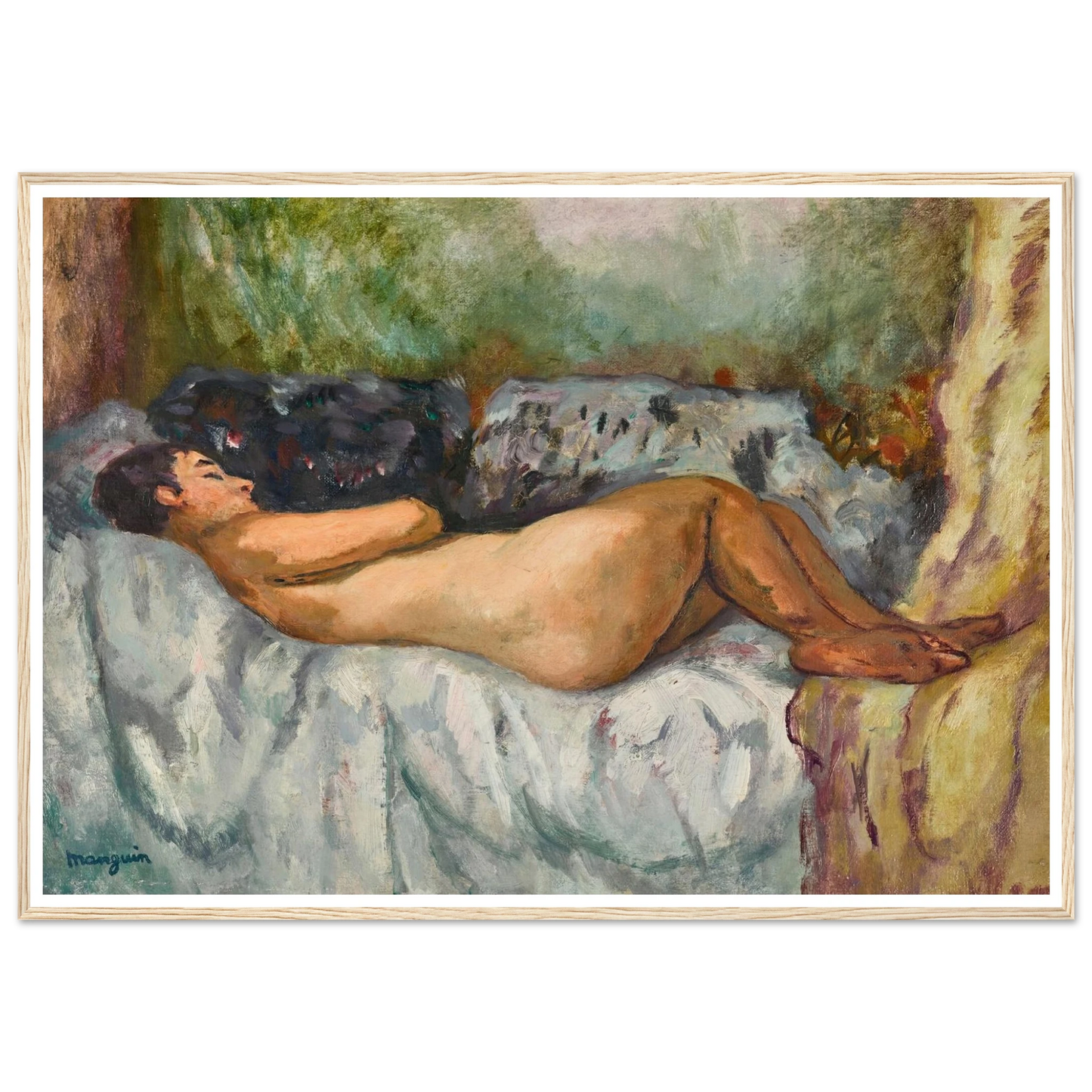 Jeanne; Nu allongé (1931) Art Print | Henri Manguin-Quipham Collections