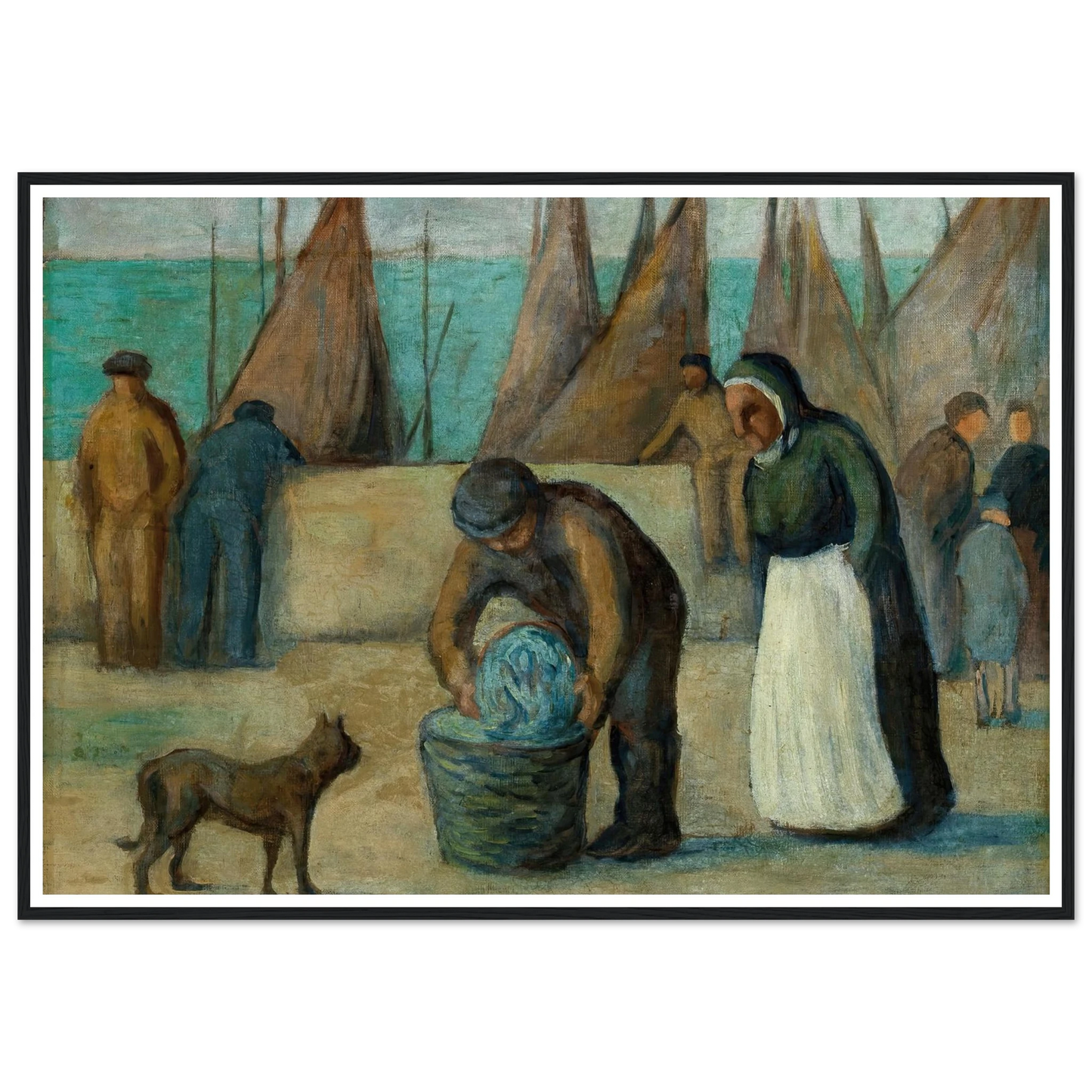 La Rentrée des Pécheurs Art Print | Maximilien Luce-Quipham Collections