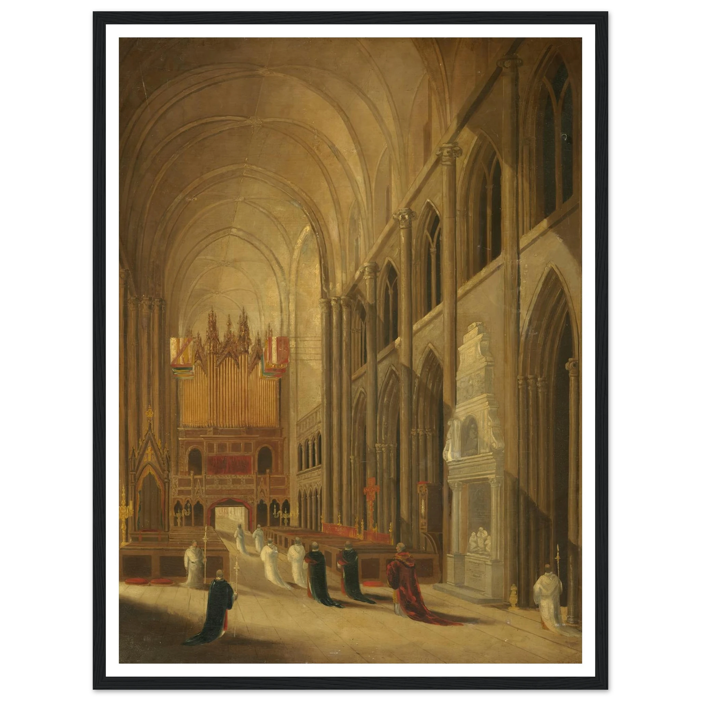 Going to Mass Art Print | David Roberts-Quipham Collections