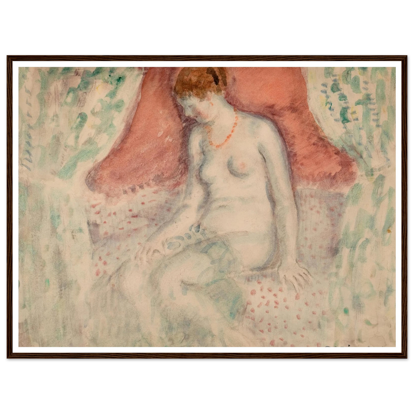 Nude (1920) Art Print | Frederick Carl Frieseke-Quipham Collections