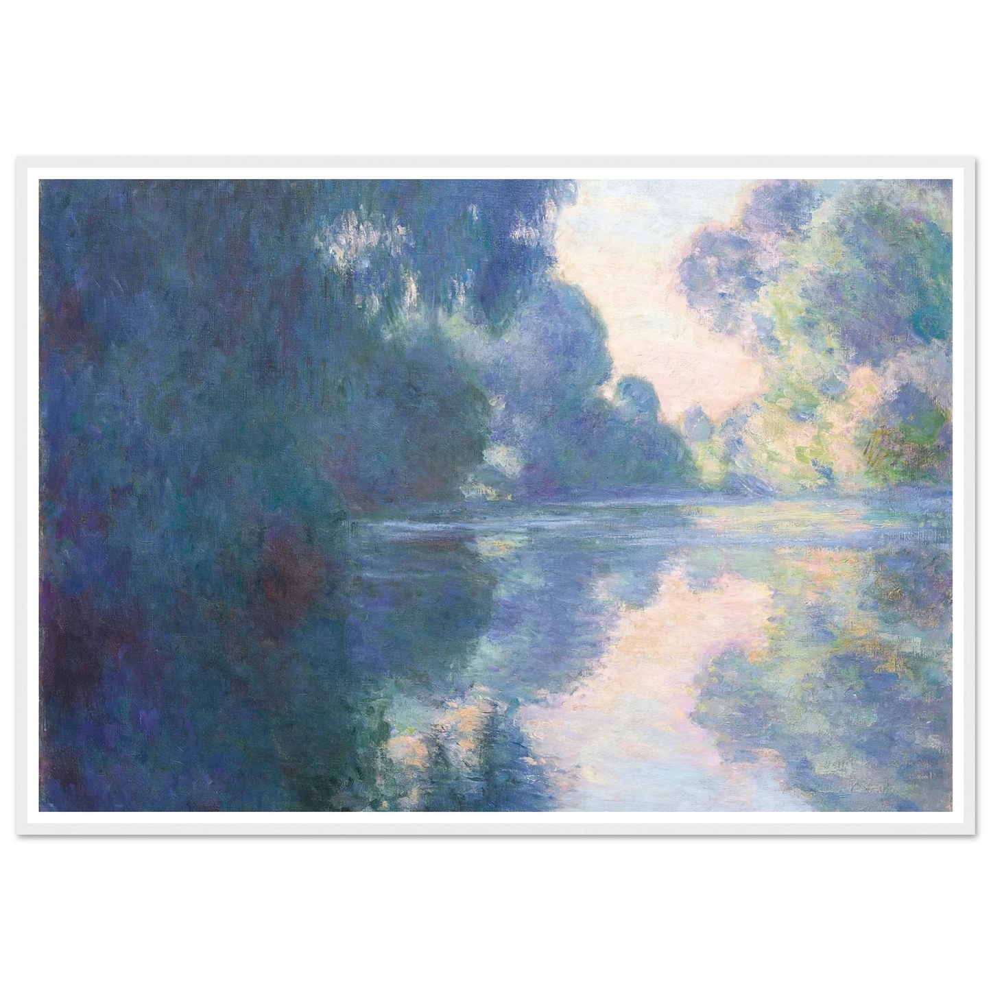 Matinée sur la Seine (1897) Art Print | Claude Monet-Quipham Collections