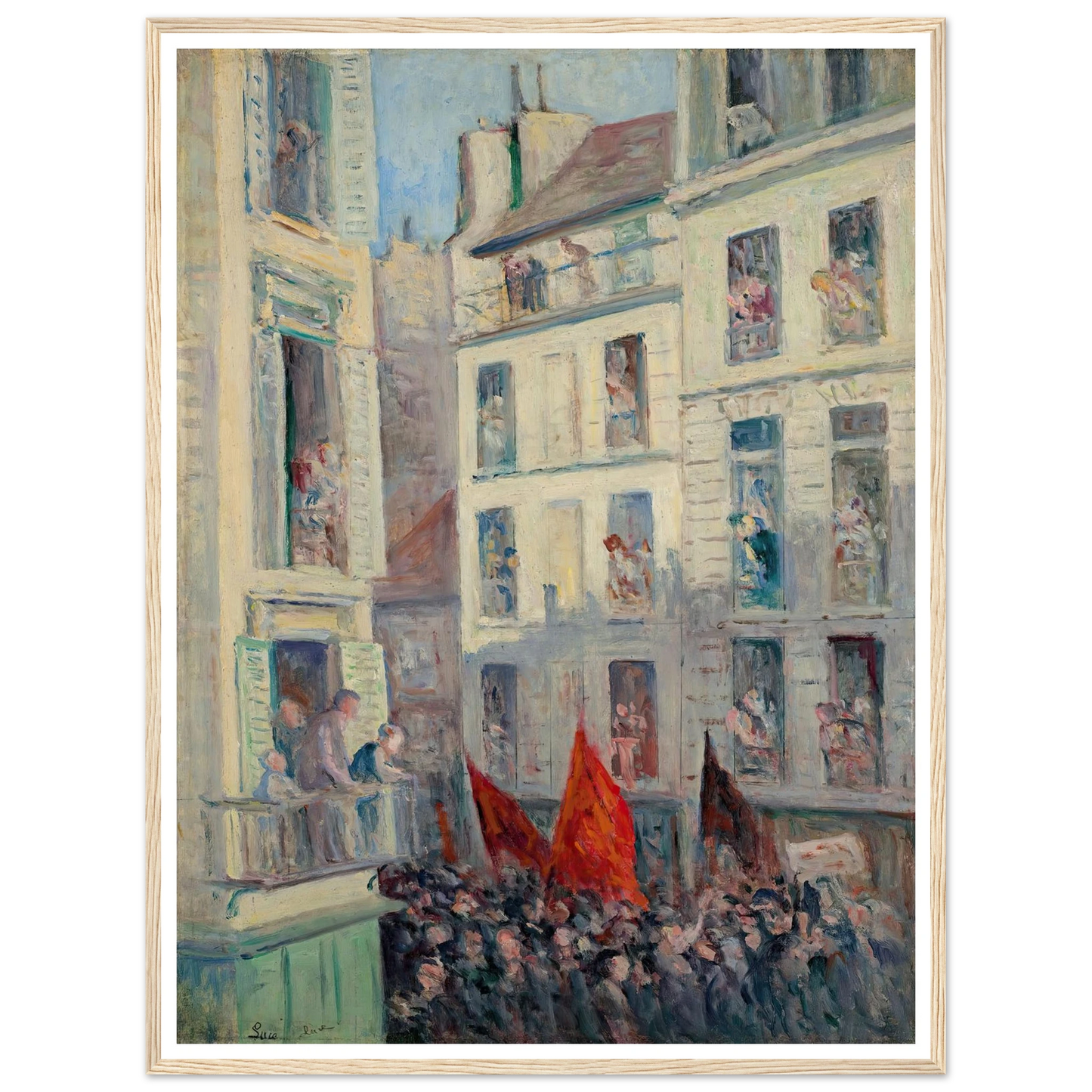Le Front populaire (1936) Art Print | Maximilien Luce-Quipham Collections