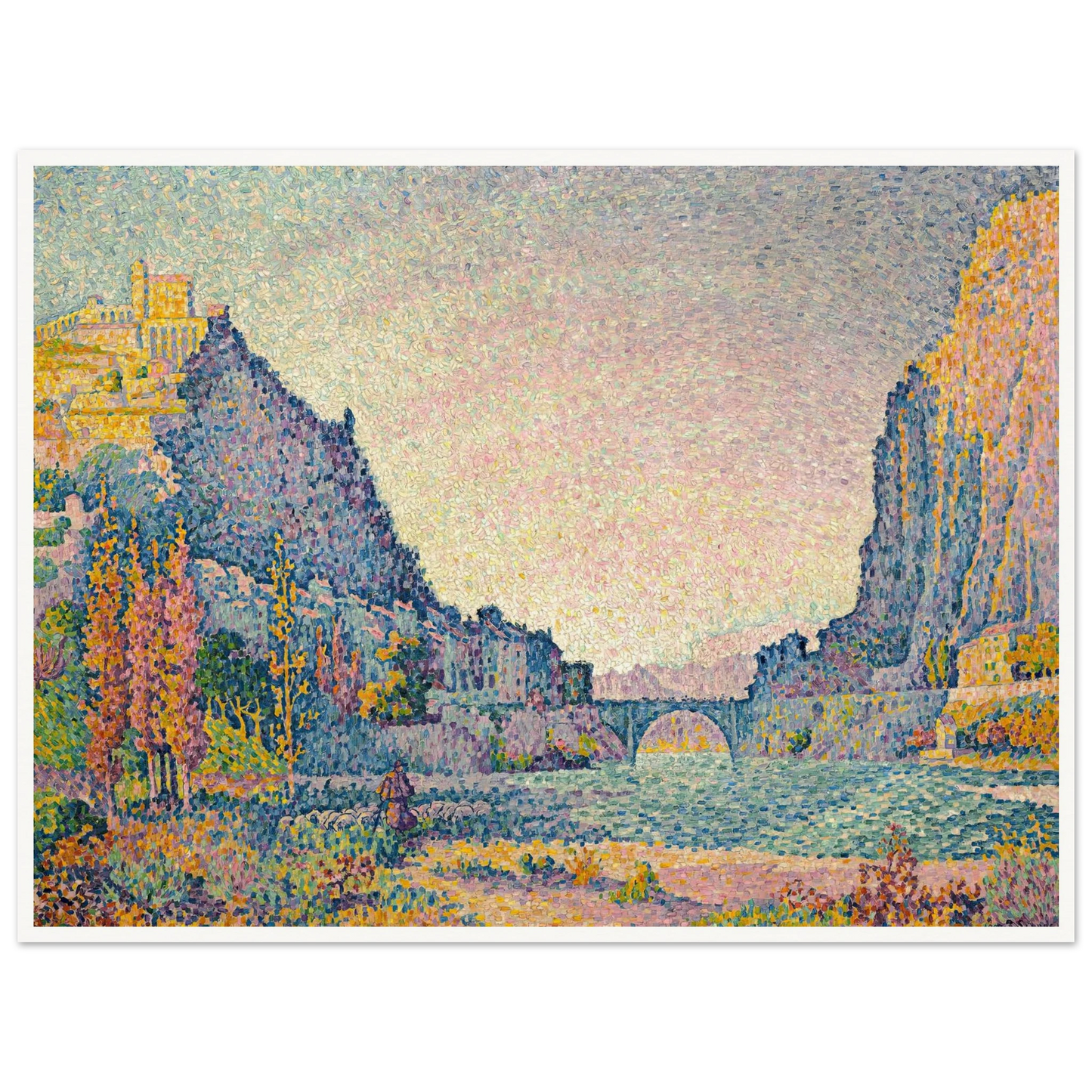 Sisteron (1902) Art Print | Paul Signac-Quipham Collections