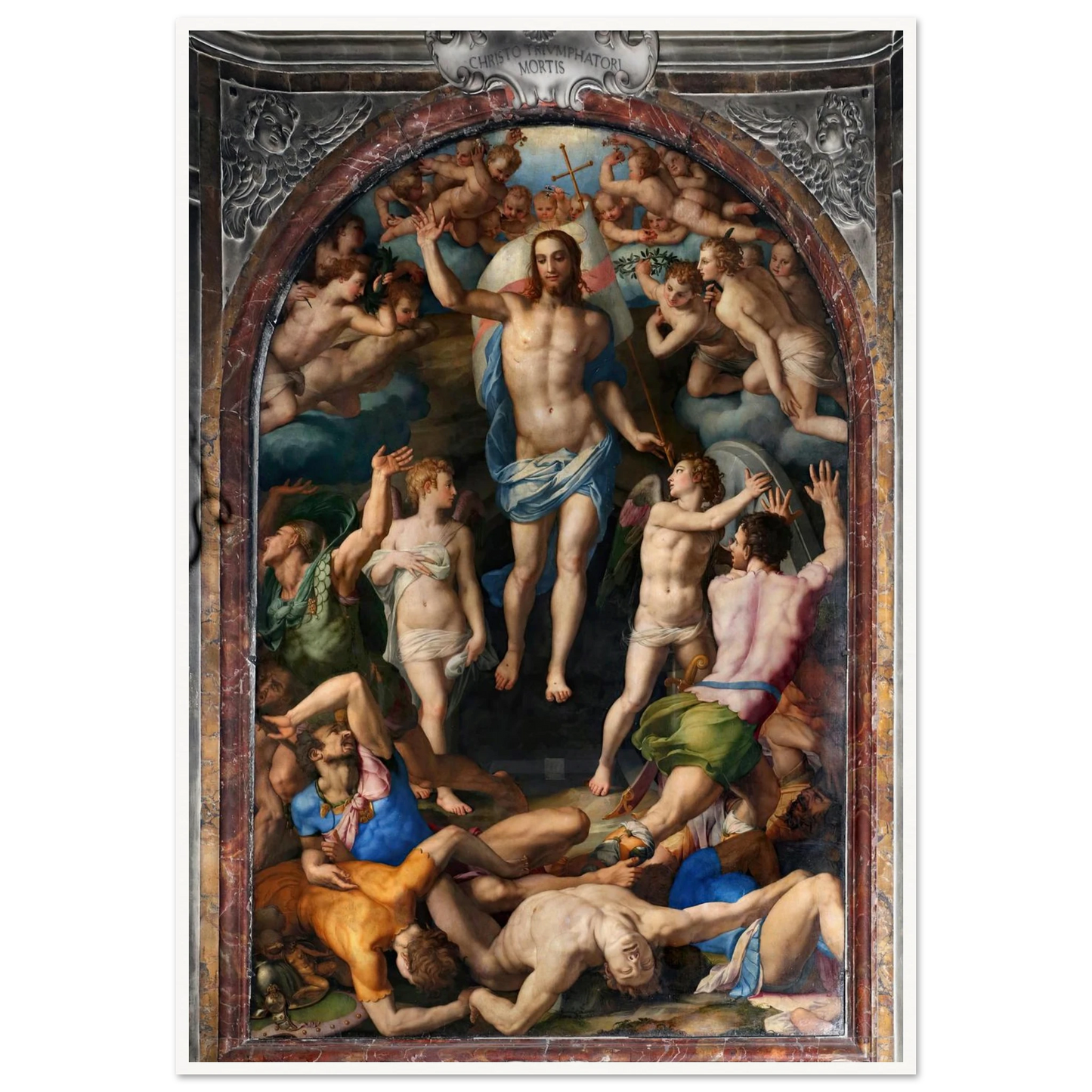 Resurrection Of Christ Art Print | Agnolo Bronzino-Quipham Collections