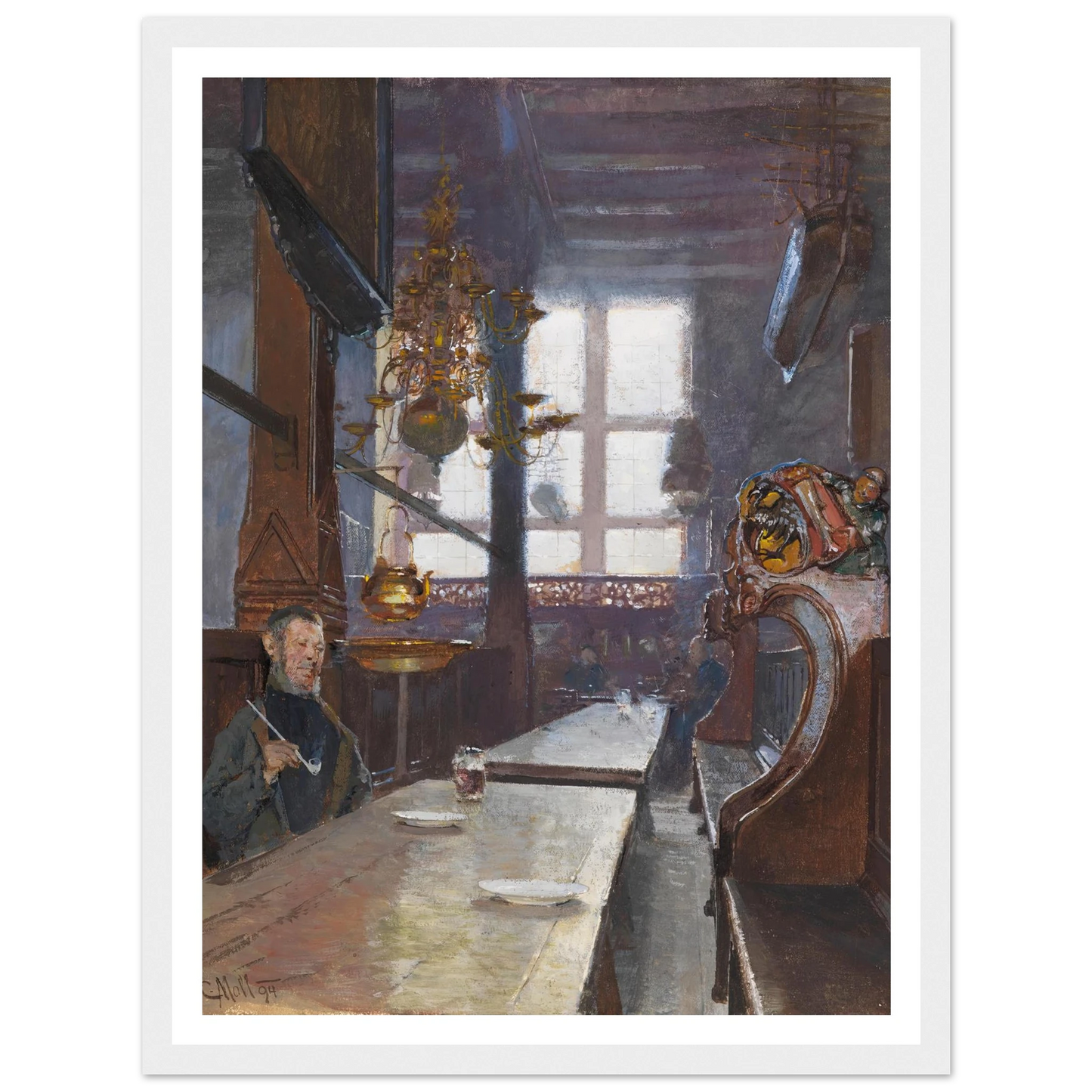 Schifferhaus in Lübeck (1894) Art Print | Carl Moll-Quipham Collections