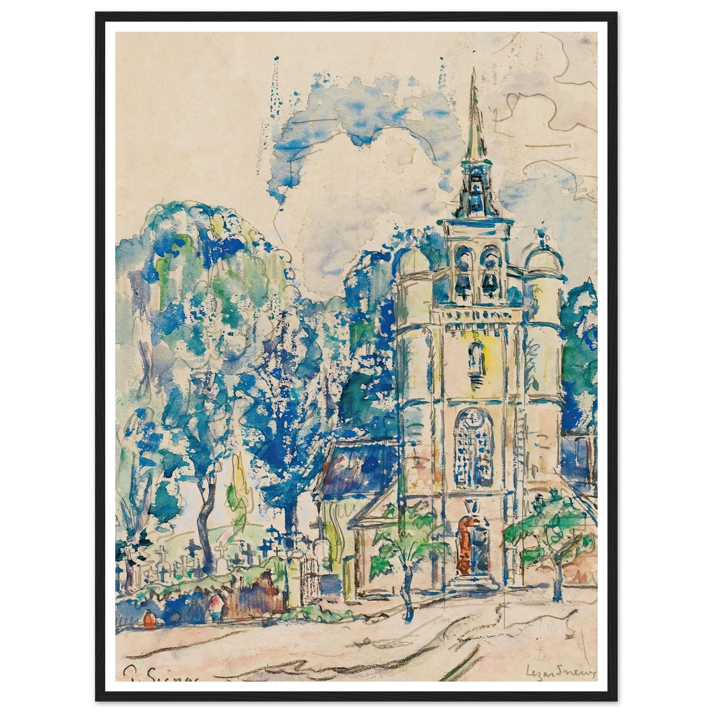 Lezardieux Art Print | Paul Signac-Quipham Collections