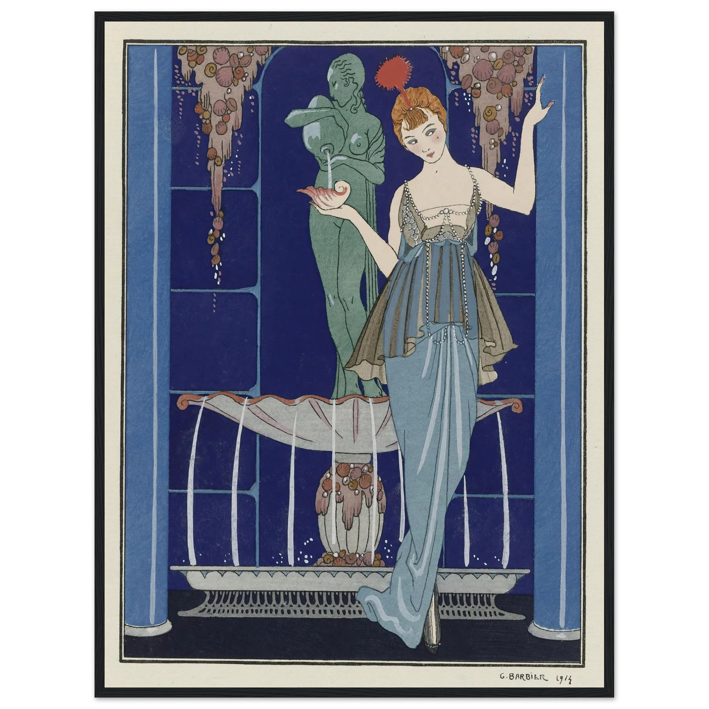 Evening Attire (1914) Art Print | George Barbier-Quipham Collections