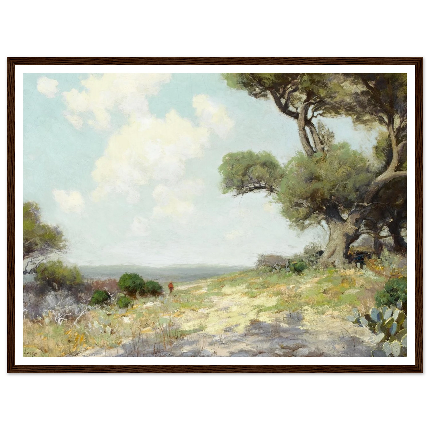 In the Hills — Southwest Texas (1912) Art Print | Julian Onderdonk-Quipham Collections