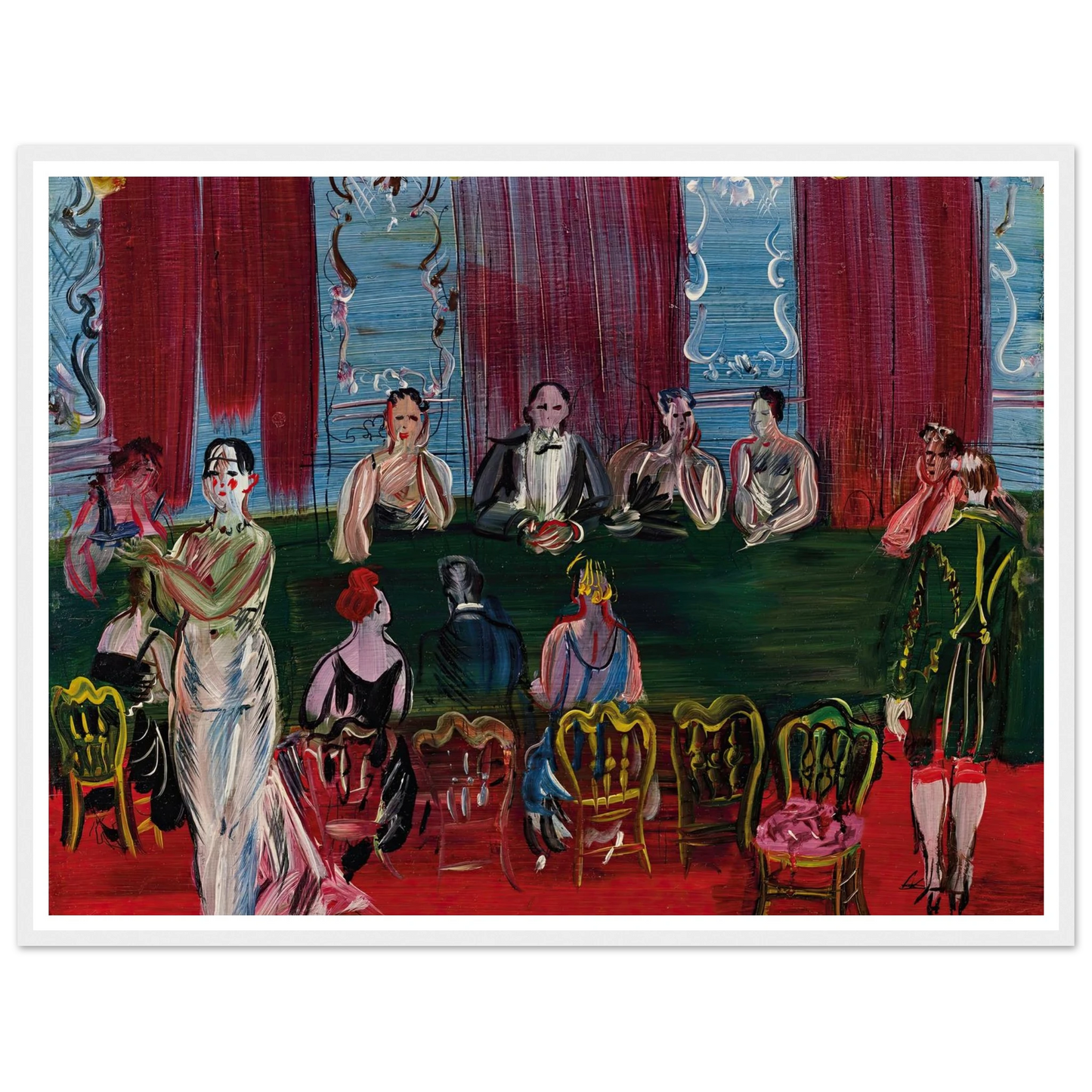 Baccara (1938) Art Print | Raoul Dufy-Quipham Collections