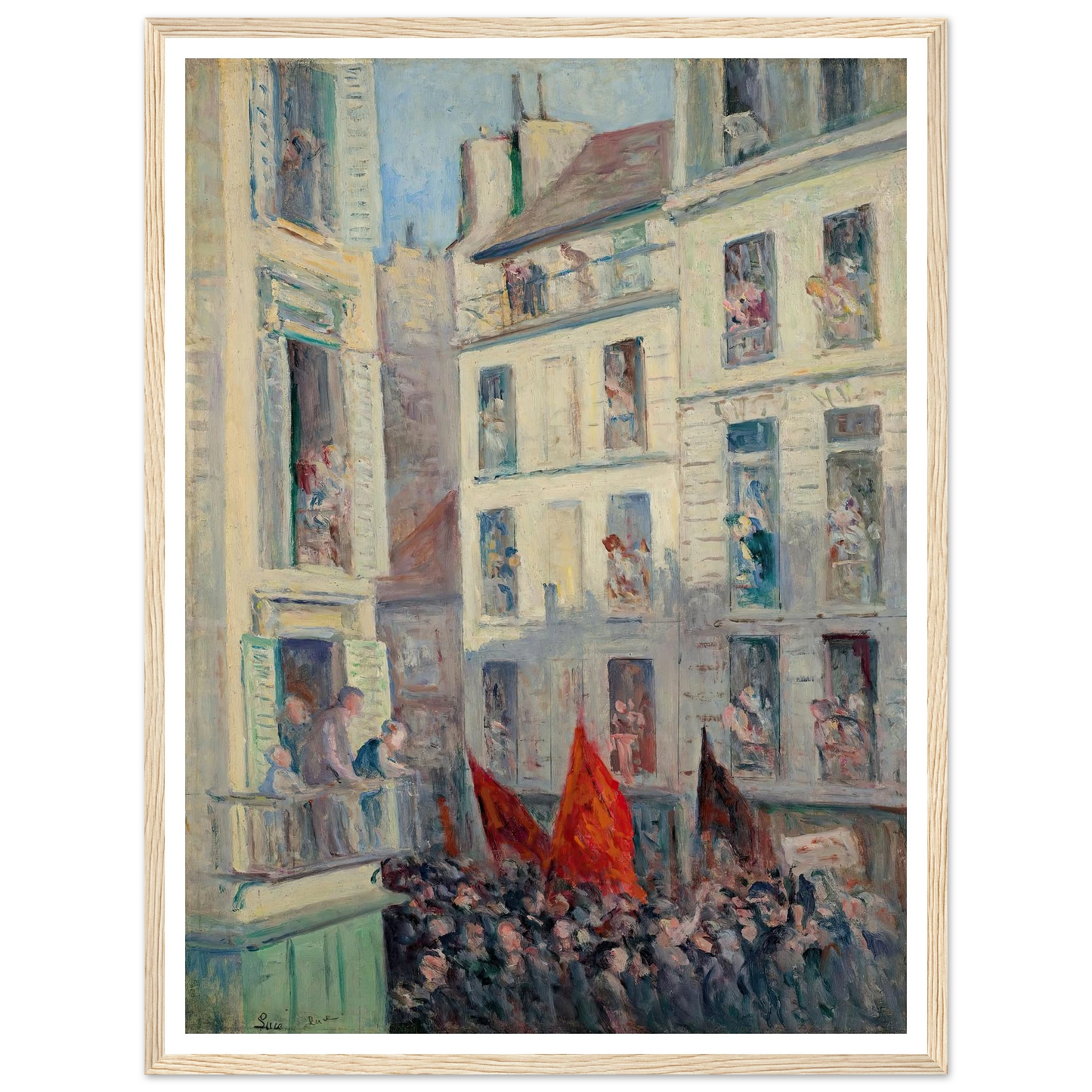 Le Front populaire (1936) Art Print | Maximilien Luce-Quipham Collections