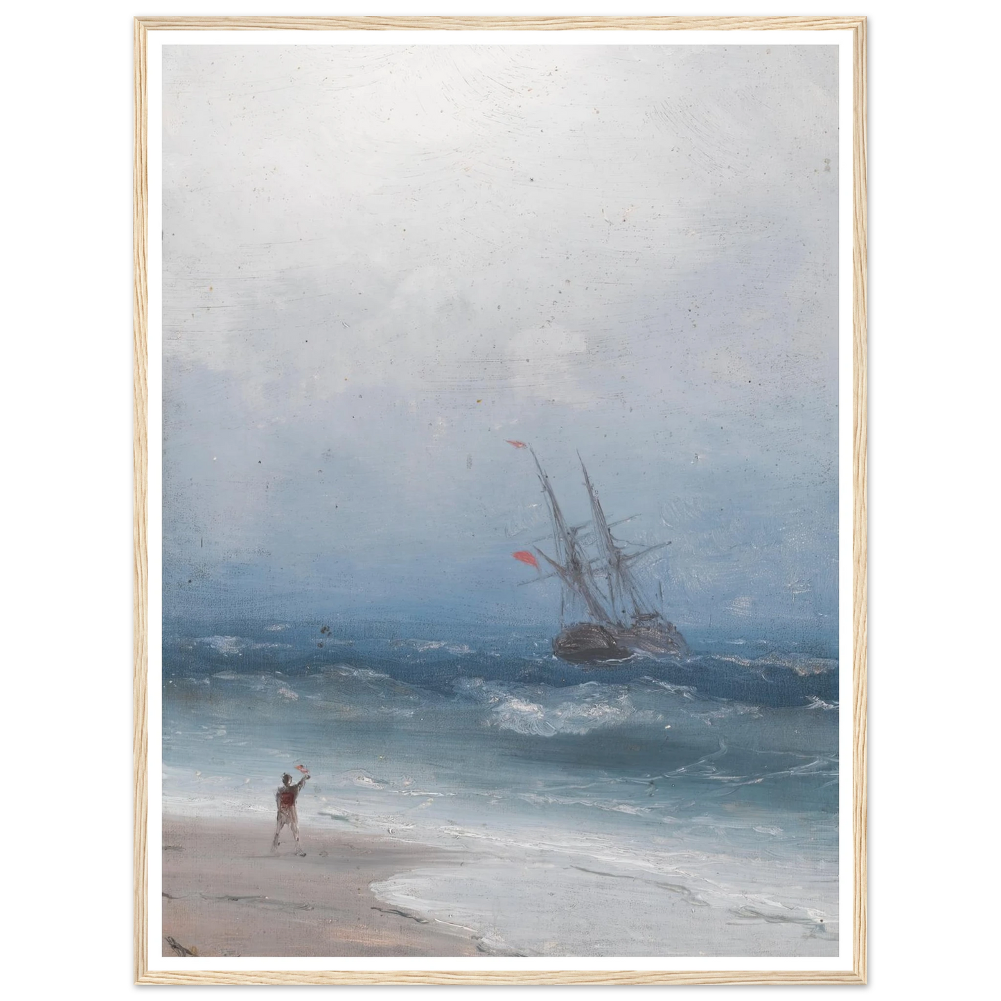 Stormy Coast Art Print | Ivan Konstantinovich Aivazovsky-Quipham Collections