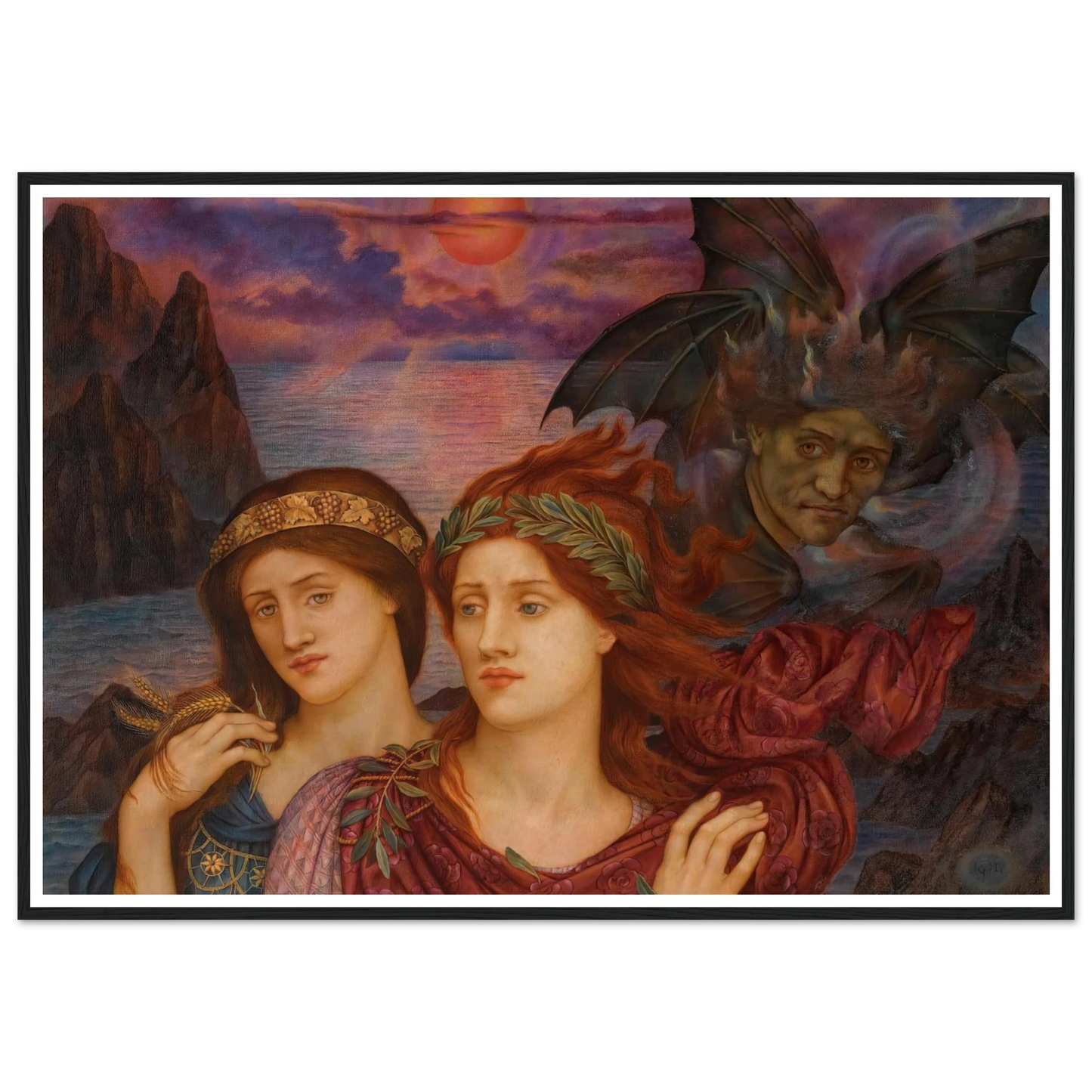 The Vision (1914) Art Print | Evelyn de Morgan-Quipham Collections