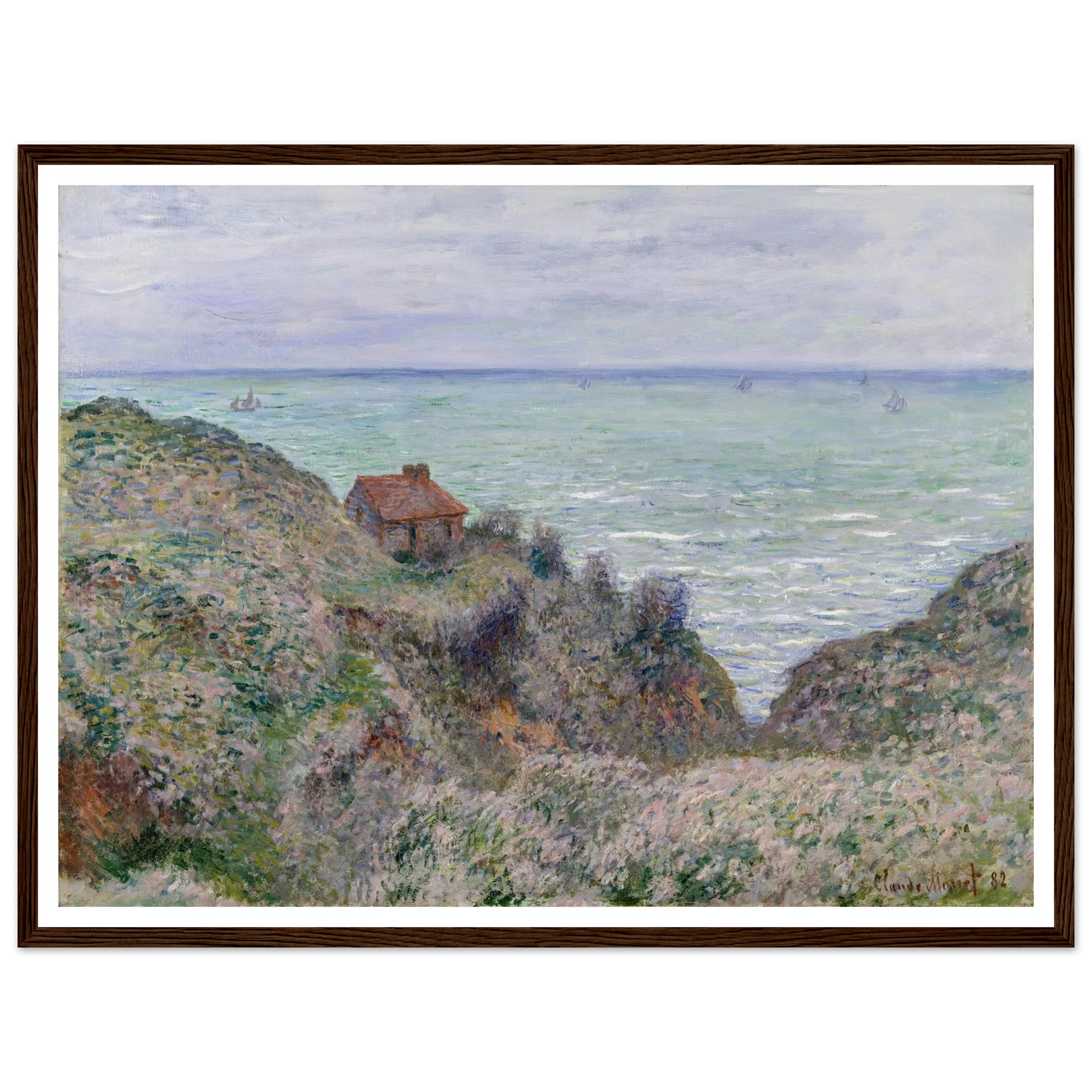 Cabin of the Customs Watch (1882) Art Print | Claude Monet-Quipham Collections