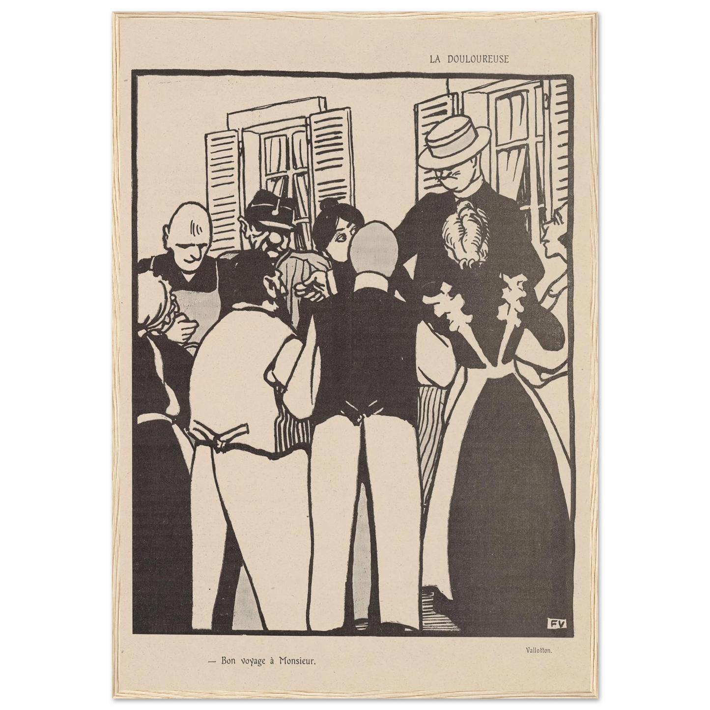 22 août 1903. Art Print | Felix Vallotton-Quipham Collections