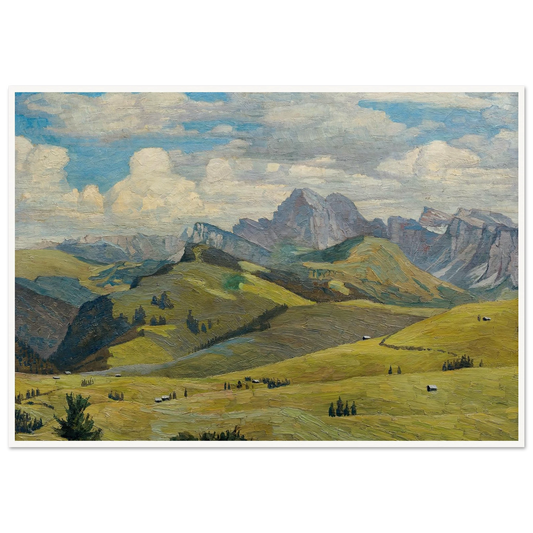 Seiser Alm (Südtirol) (1914) Art Print | Max Kahrer-Quipham Collections