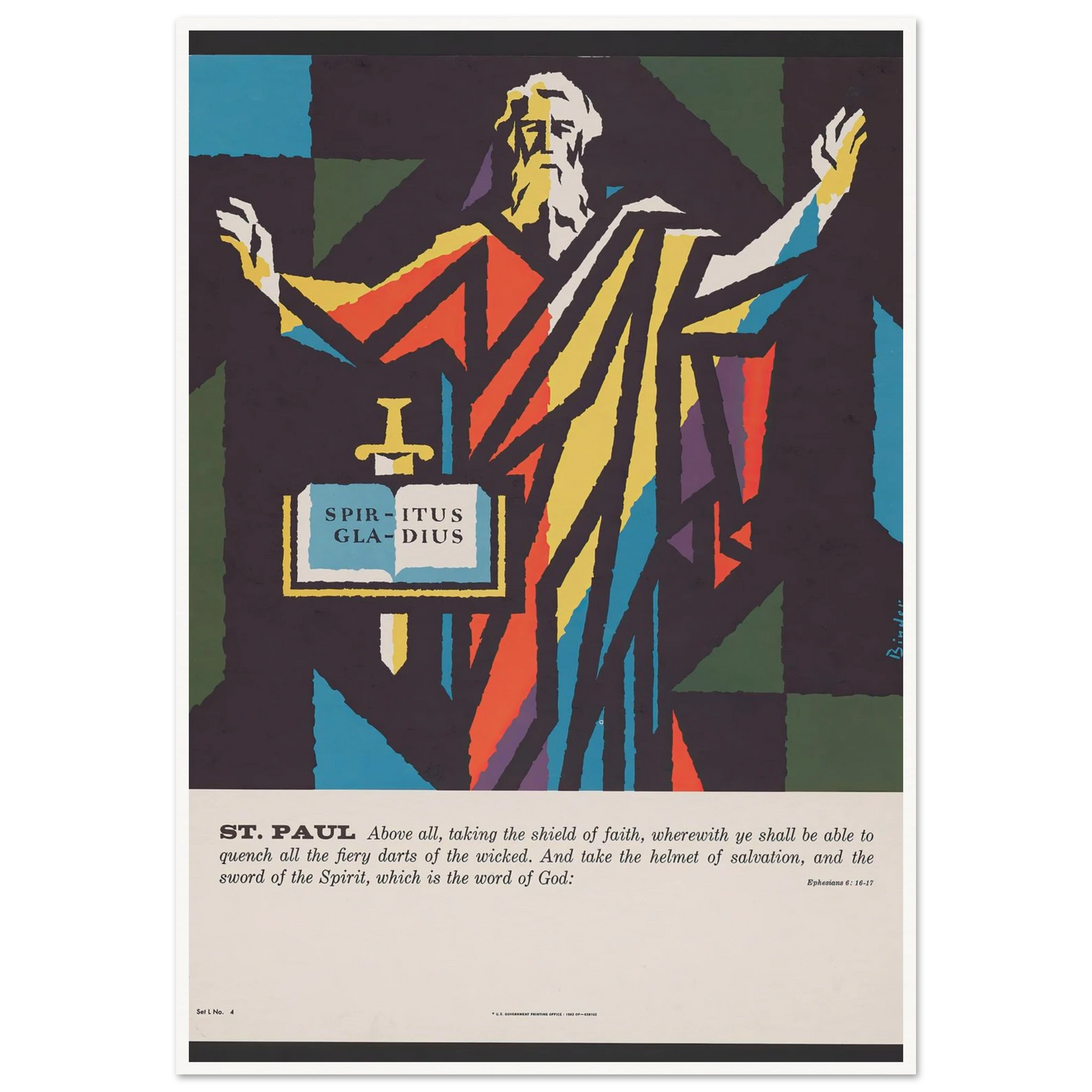 St. Paul (1962) Art Print | Joseph Binder-Quipham Collections