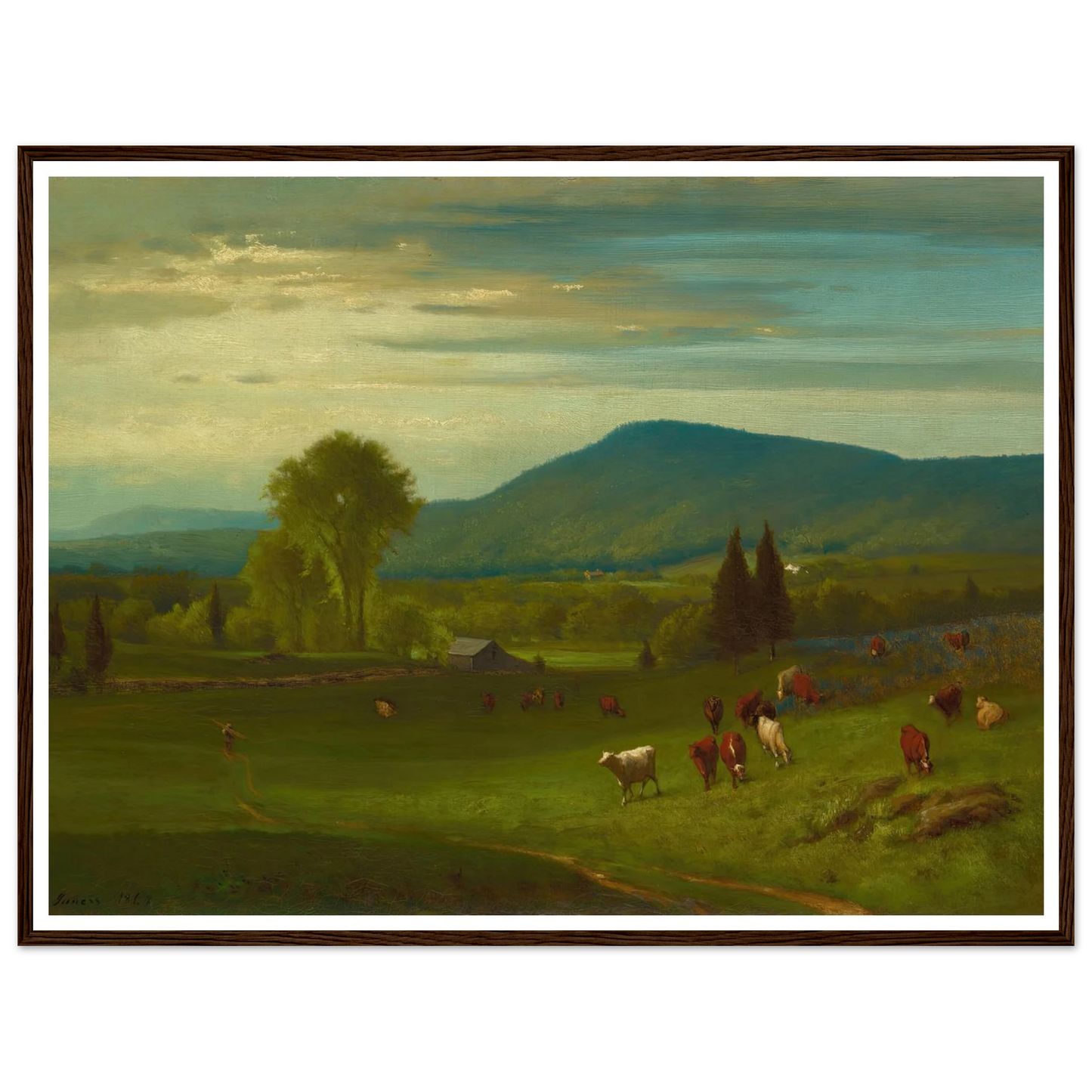 Summer in the Catskills (1867) Art Print | George Inness-Quipham Collections