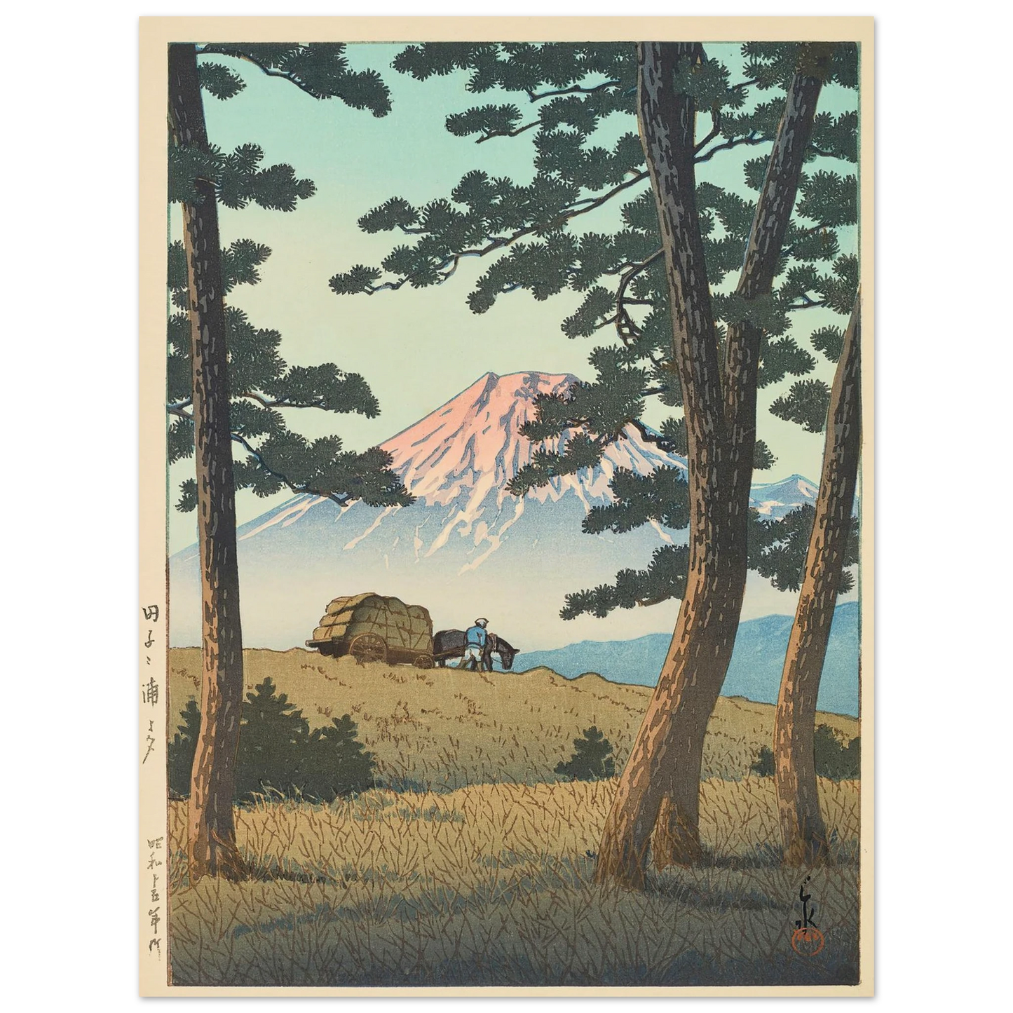 Tago no ura no yube (Evening at Tago Bay) (1940) Art Print | Kawase Hasui-Quipham Collections