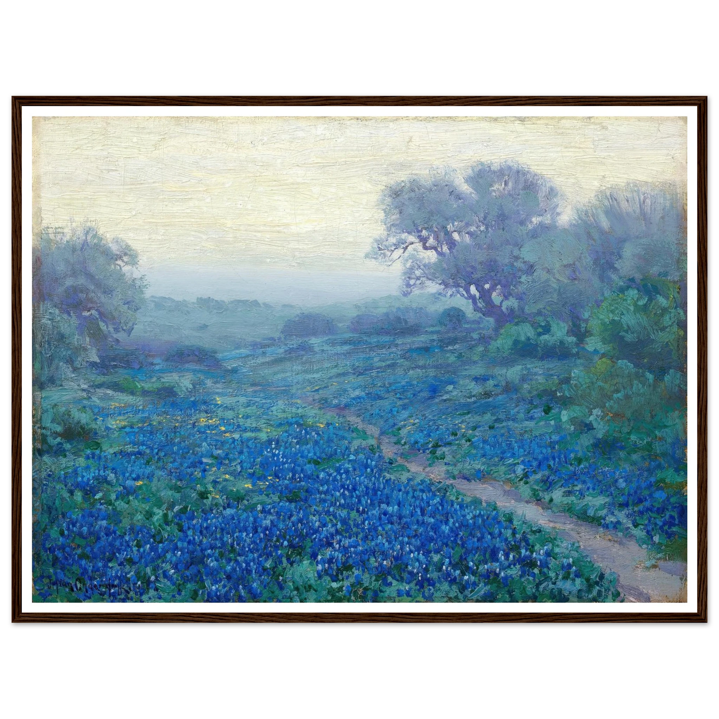 Bluebonnets at Sunrise (1917) Art Print | Julian Onderdonk-Quipham Collections