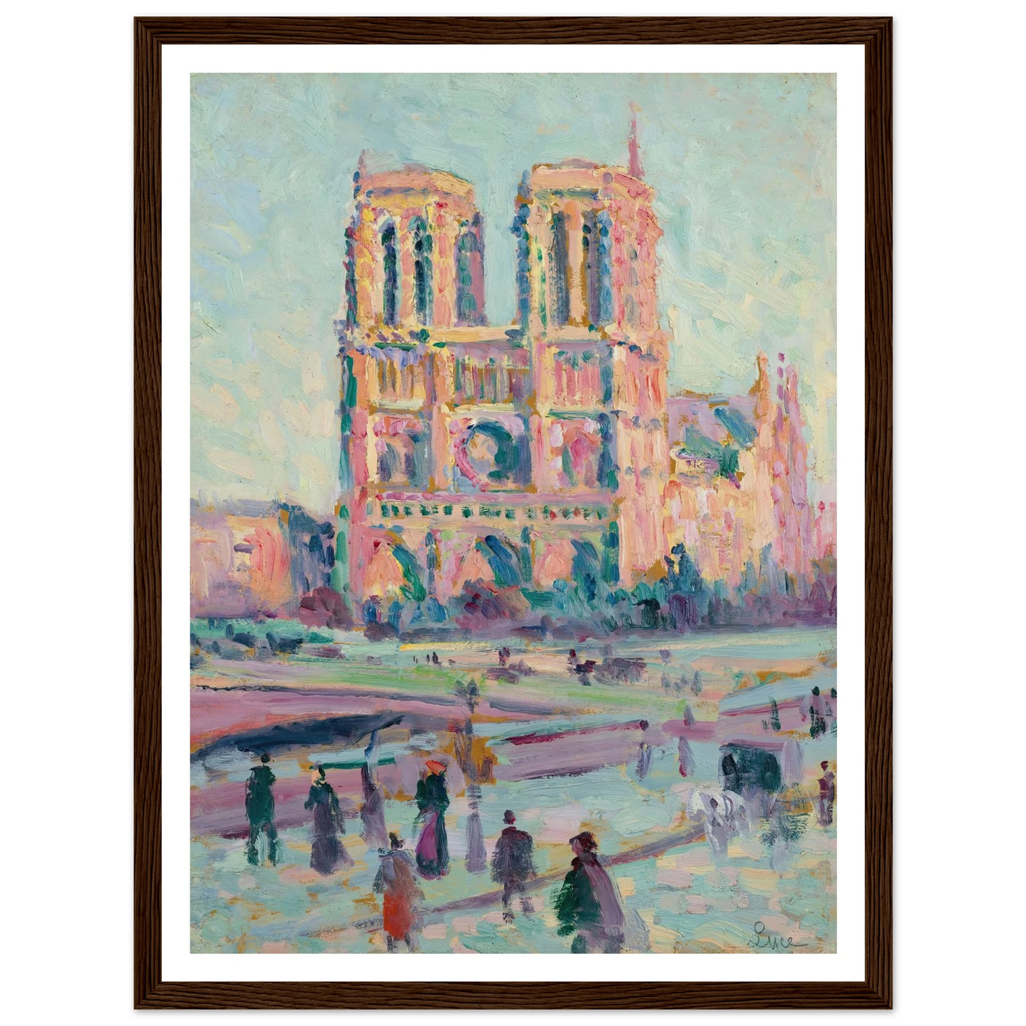 Notre-Dame de Paris (1910) Art Print | Maximilien Luce-Quipham Collections