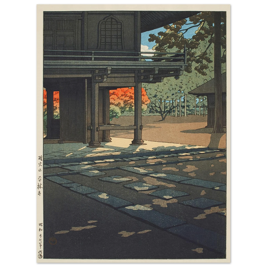 Nobidome Heirin-ji Temple (1952) Art Print | Kawase Hasui-Quipham Collections