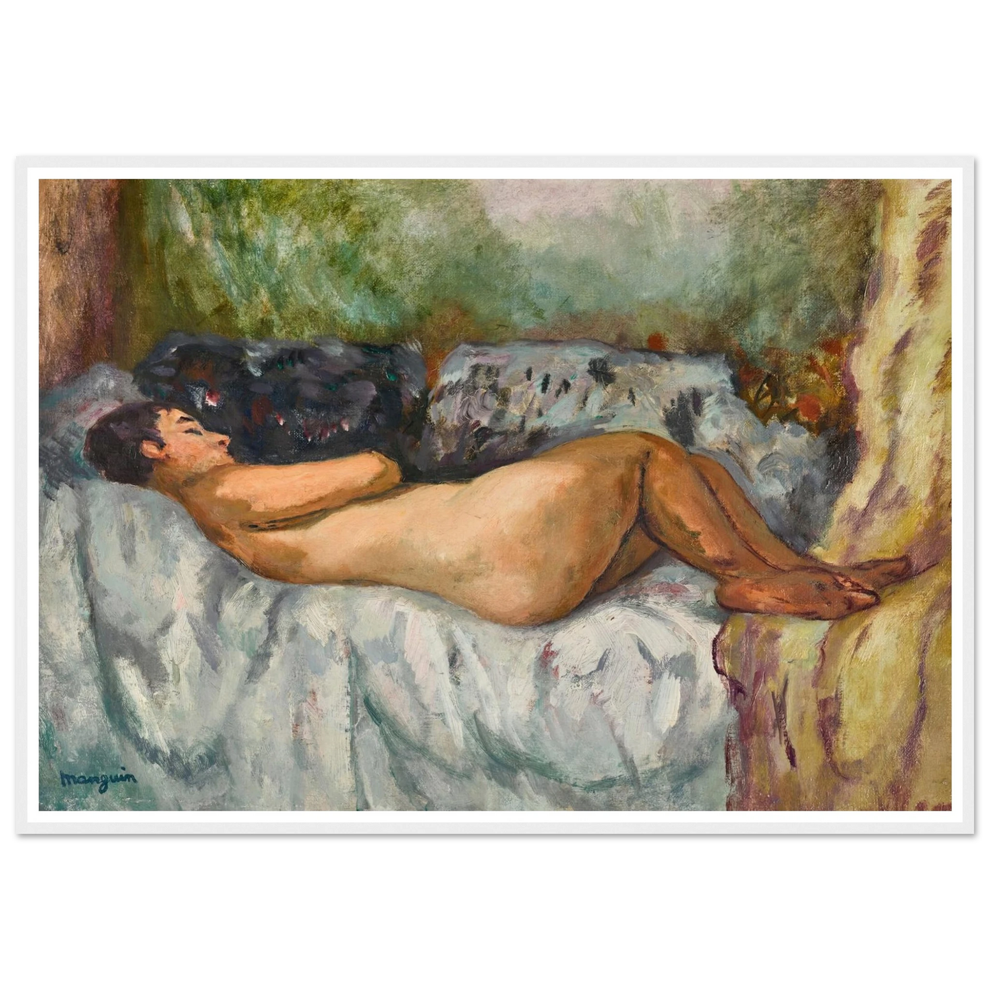 Jeanne; Nu allongé (1931) Art Print | Henri Manguin-Quipham Collections