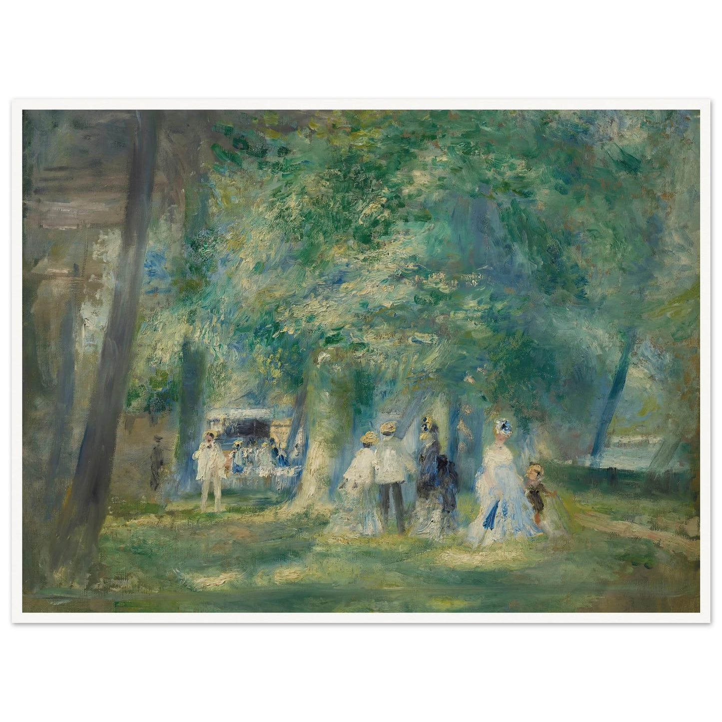 La fête à Saint-Cloud (1871) Art Print | Pierre Auguste Renoir-Quipham Collections
