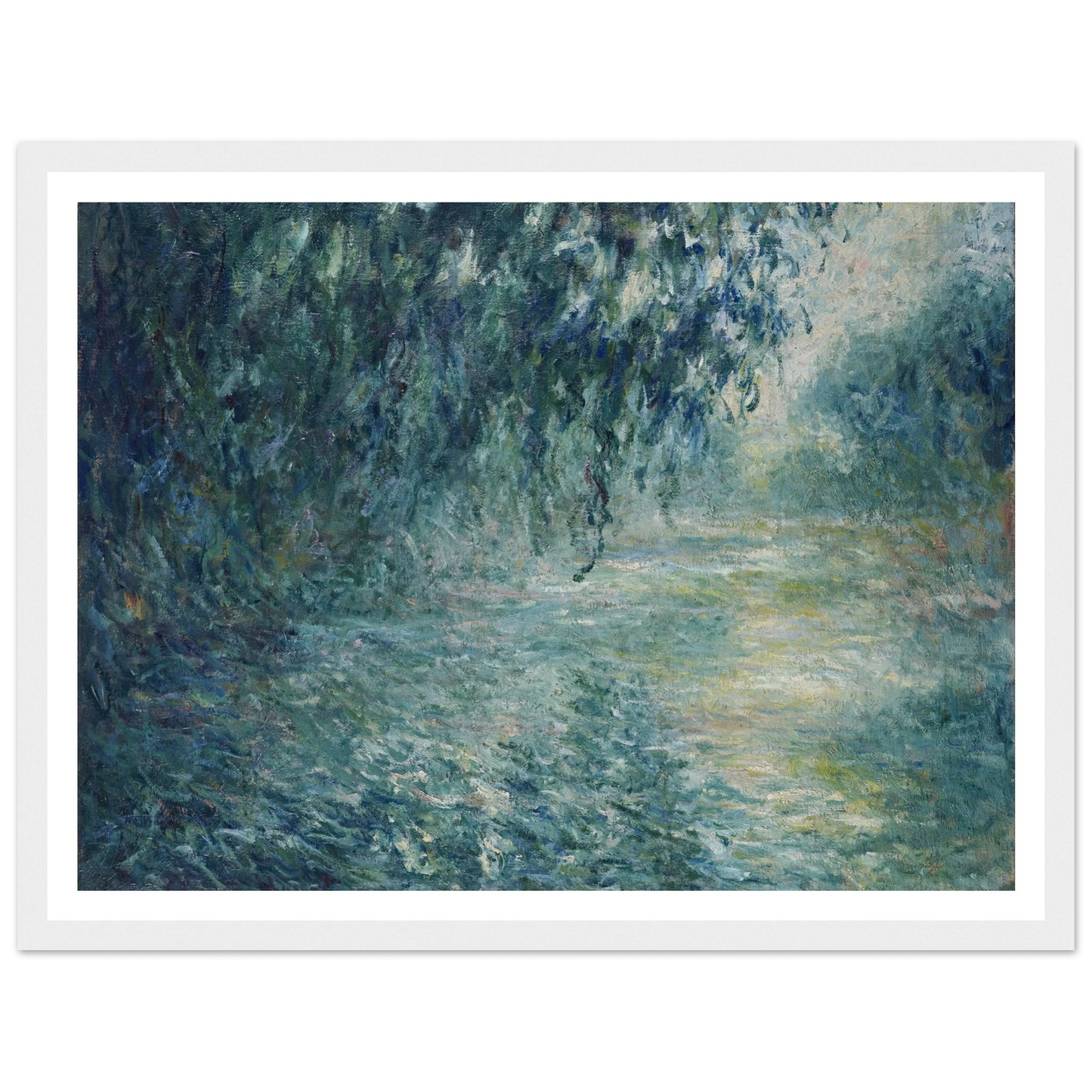Morning on the Seine (1898) Art Print | Claude Monet-Quipham Collections