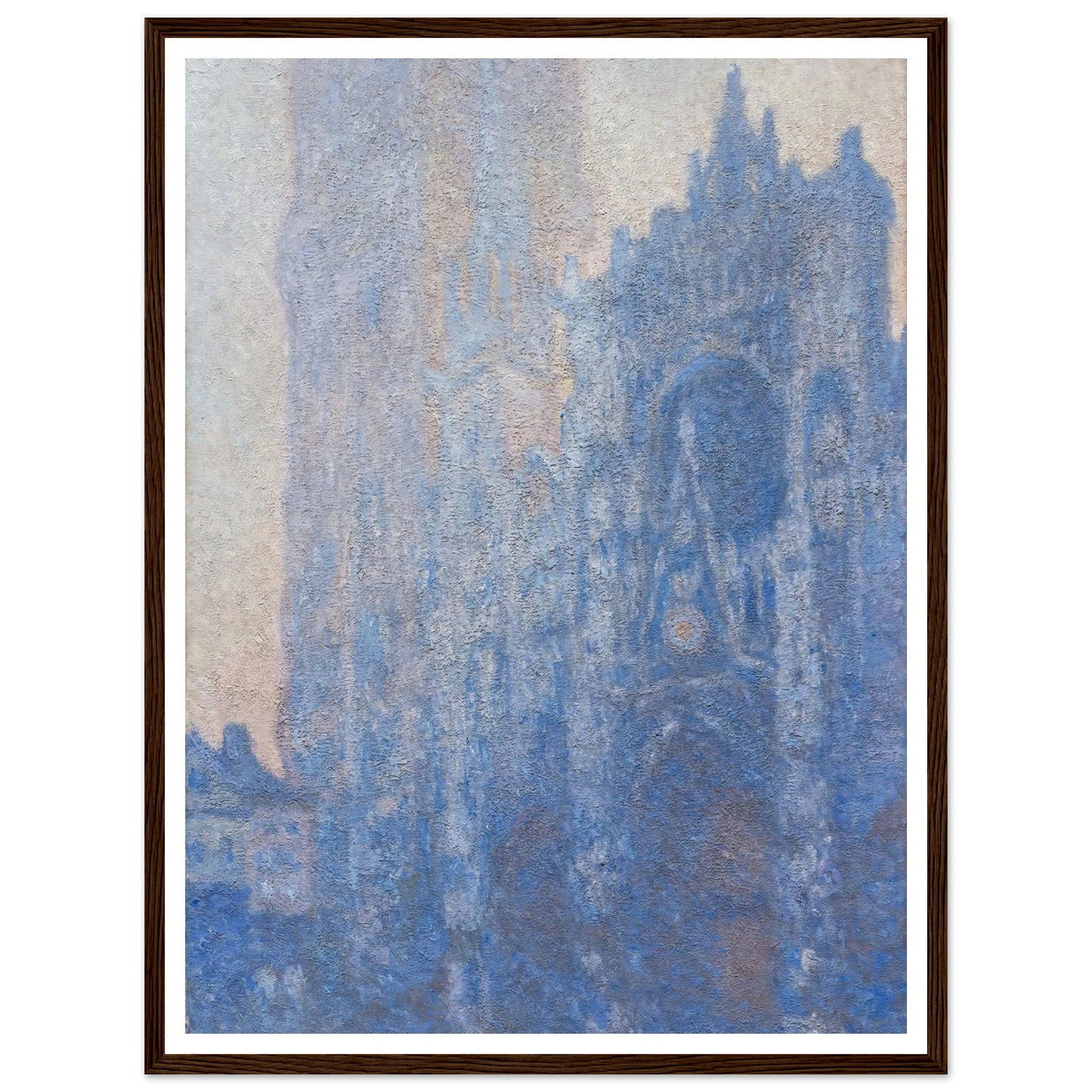 Rouen Cathedral Façade and Tour d’Albane (Morning Effect) (1894) Art Print | Claude Monet-Quipham Collections